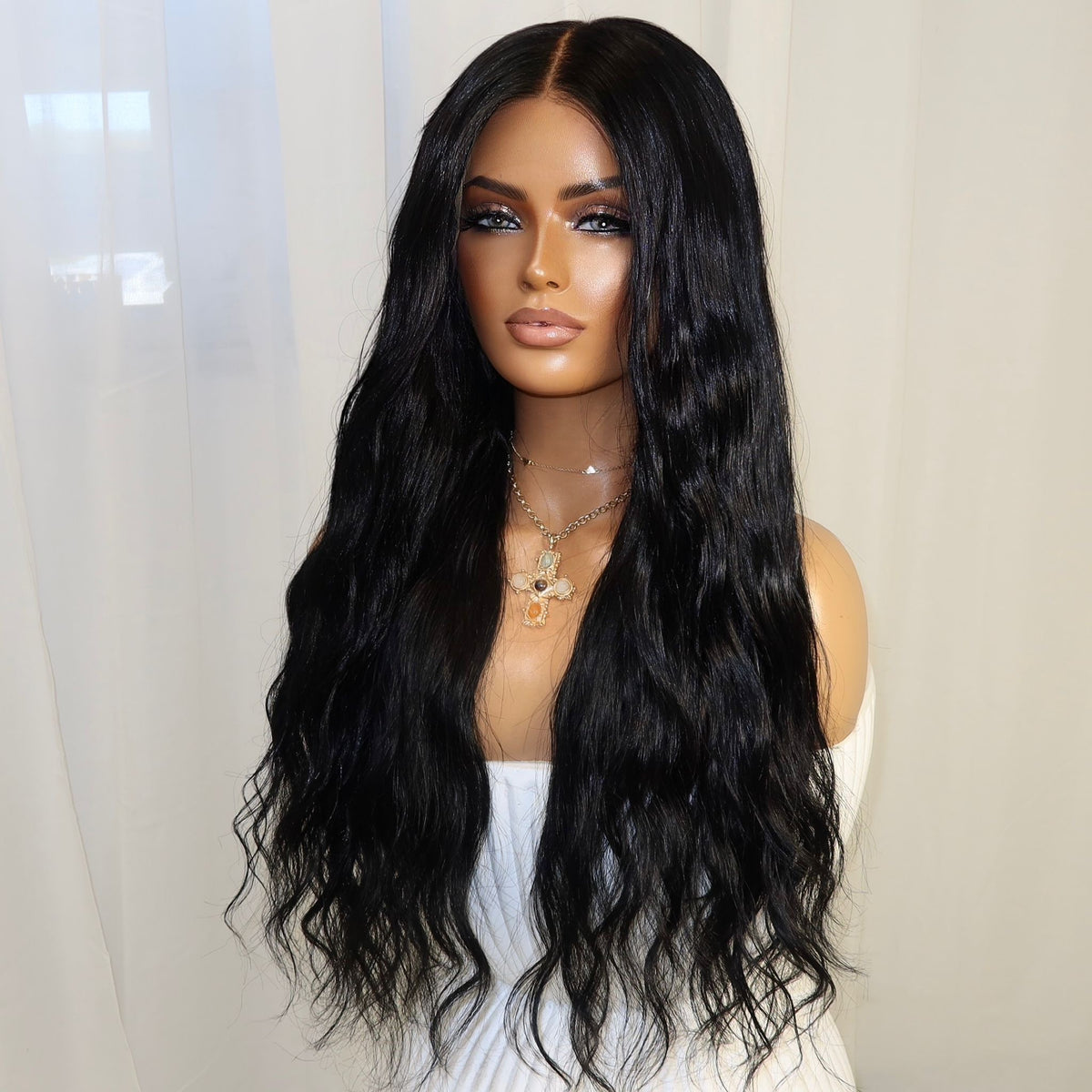 KING KYLIE BLACK | HD FULL LACE STRETCH CAP | S-M