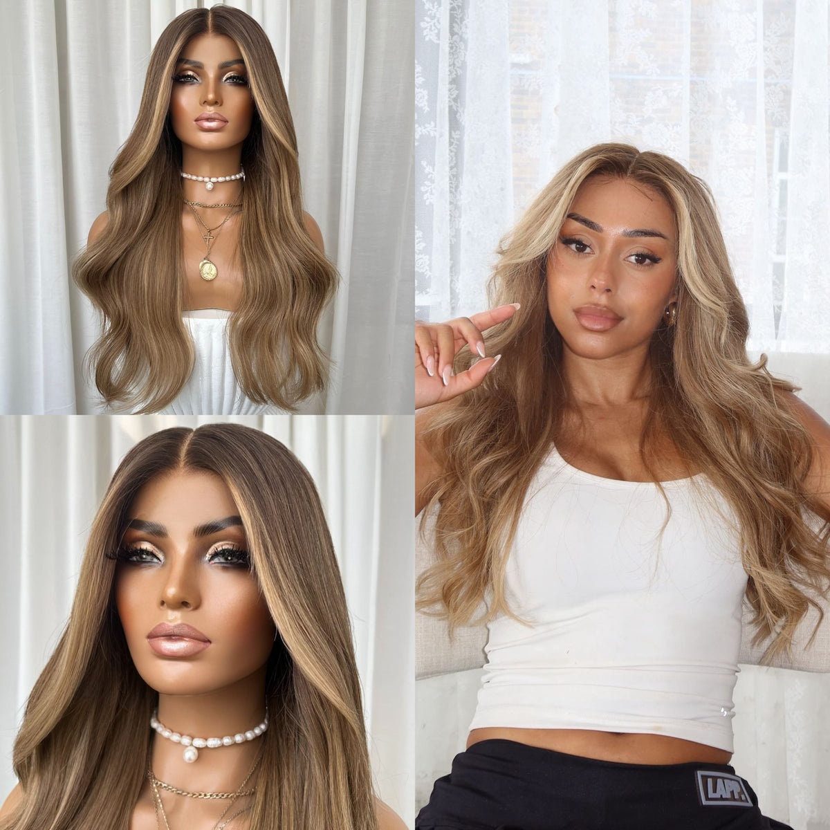 MARIELLA | HD FULL LACE STRETCH CAP | S-M