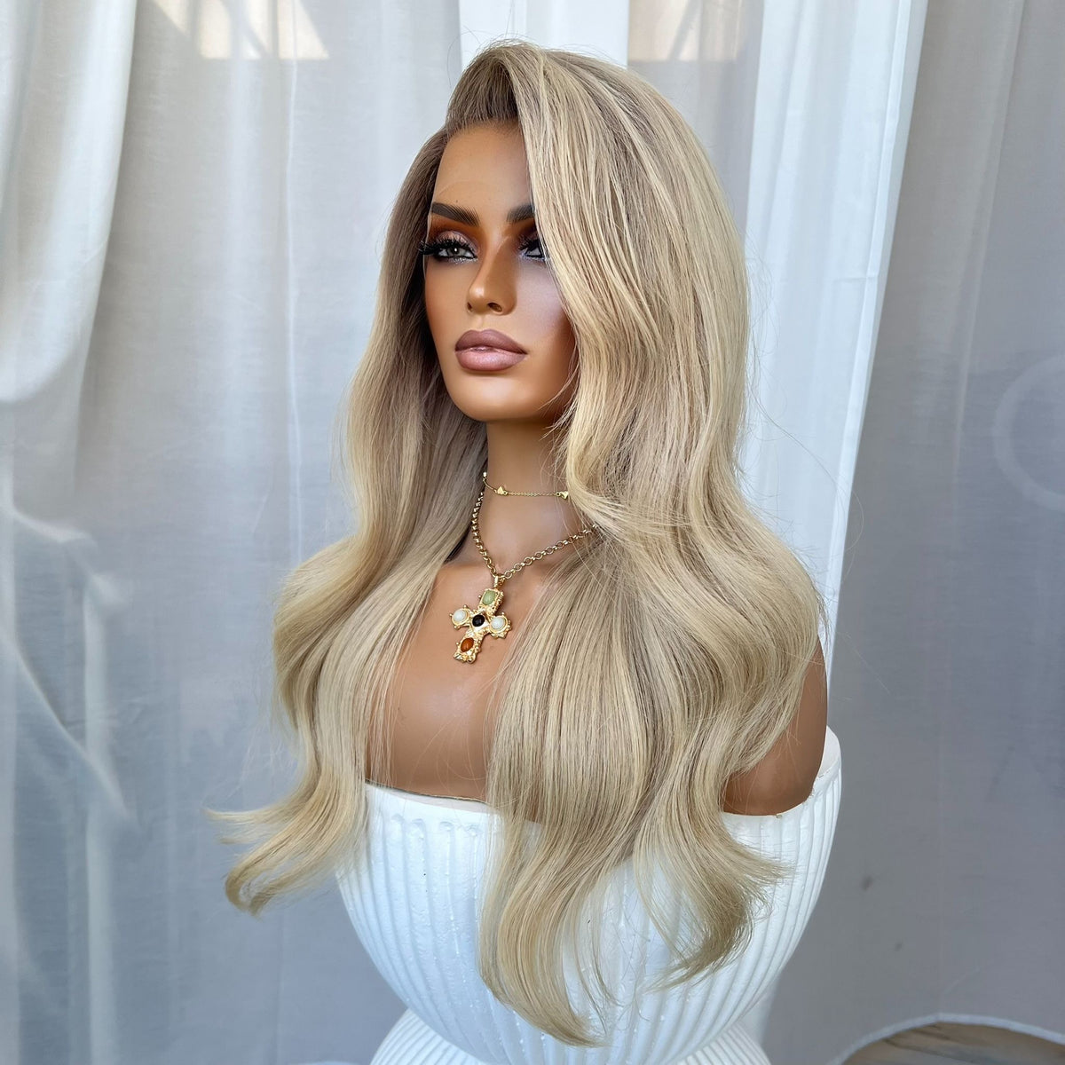 ASHLIE | HD FULL LACE STRETCH CAP | S-M