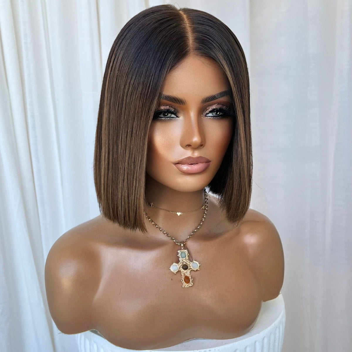 NATALIA | HD FULL LACE STRETCH CAP | XS-S