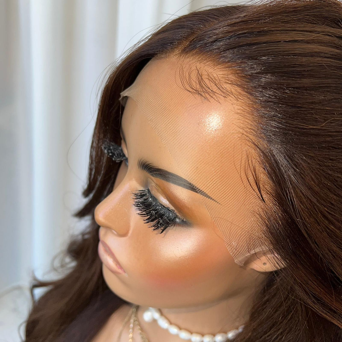 MADISON BROWN | HD FULL LACE STRETCH CAP | X-S