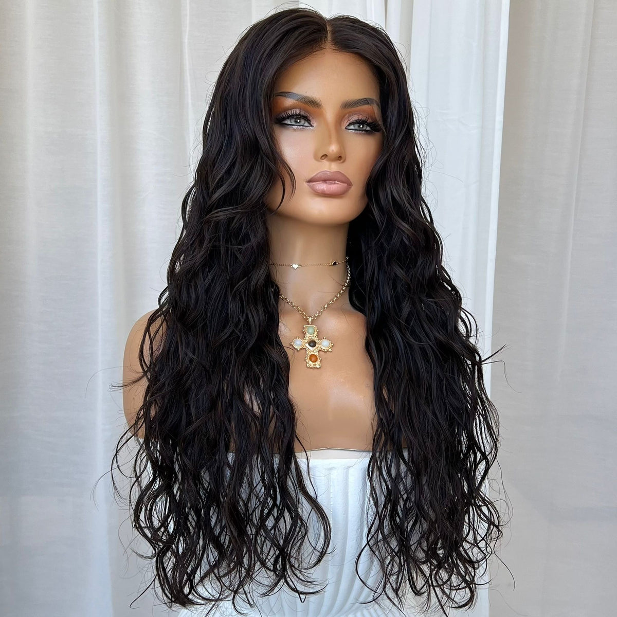 KING KYLIE LOOSE CURL | HD FULL LACE STRETCH CAP | XS-S