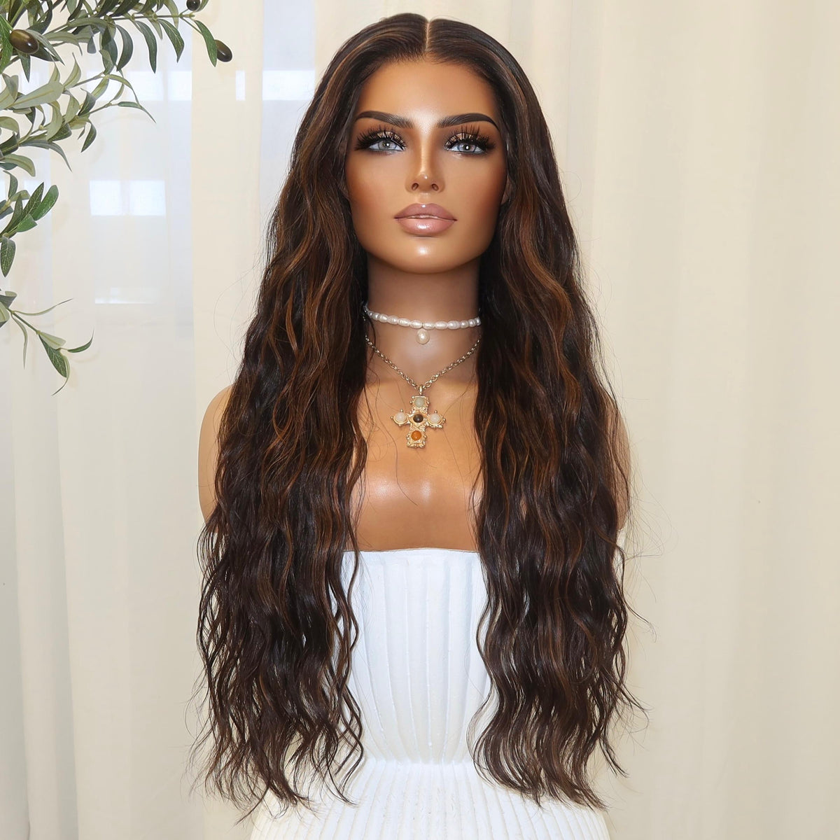 MALIA WAVY | HD FULL LACE STRETCH CAP
