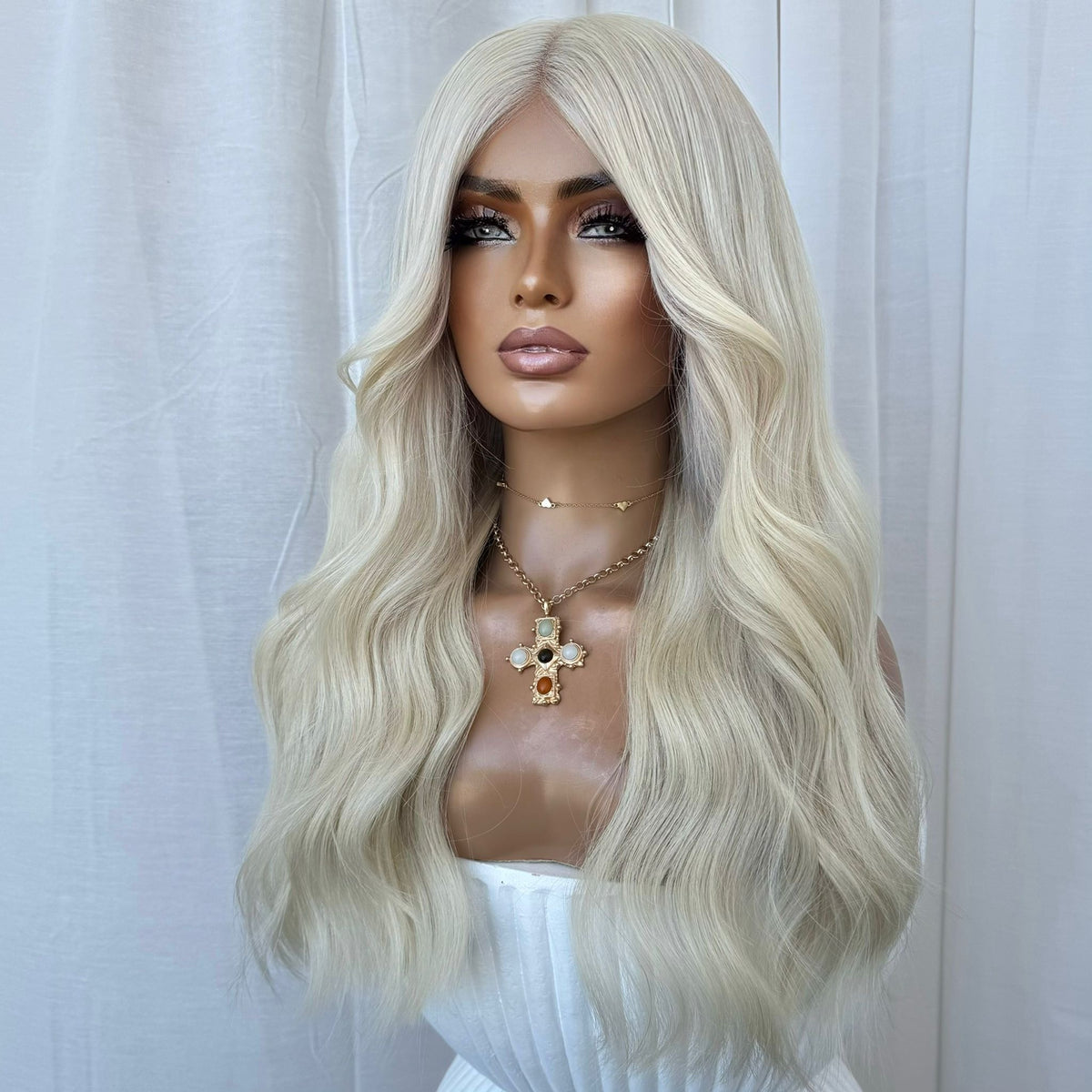 KING KYLIE PLATINUM | FULL LACE STRETCH CAP | MADE TO ORDER