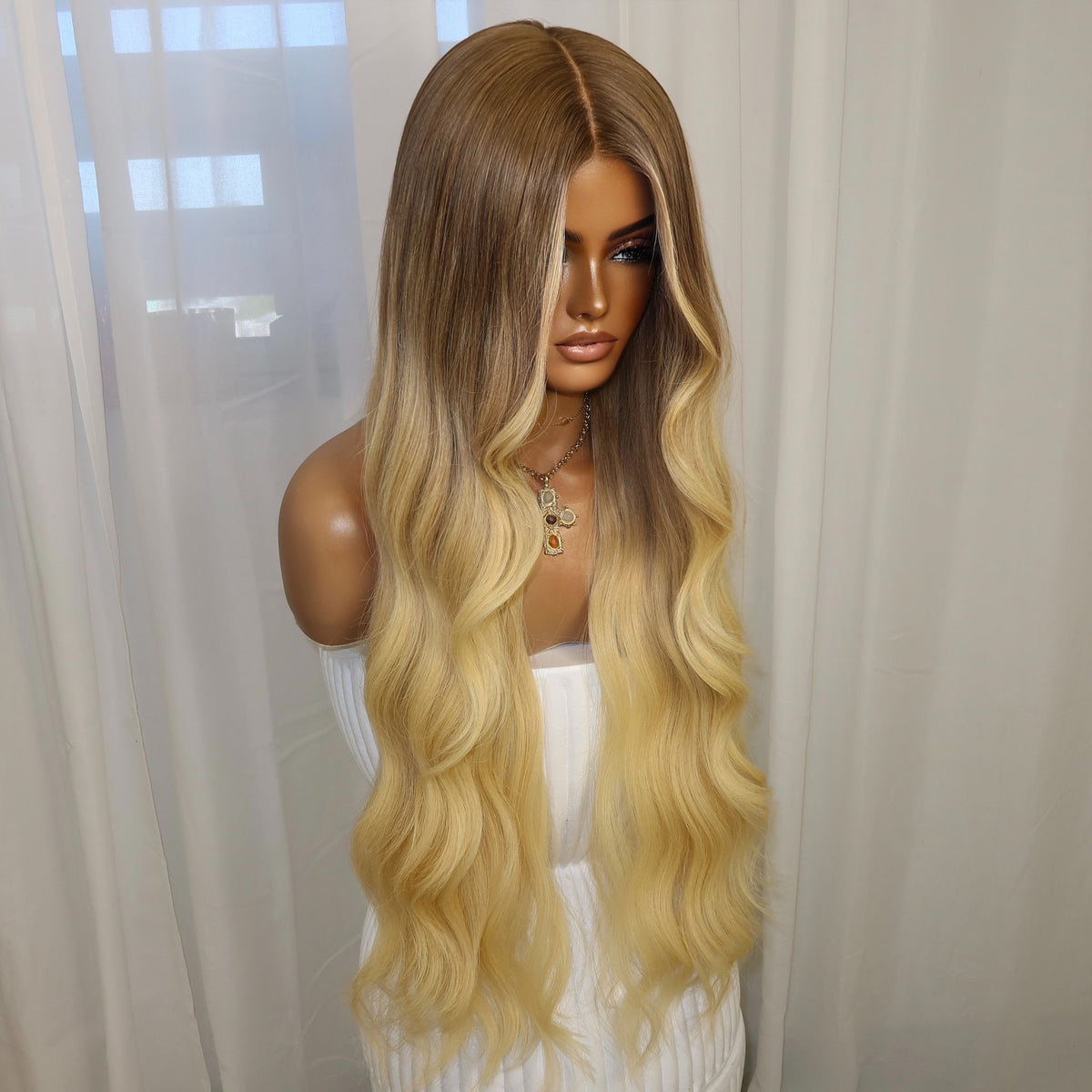 CARDI BLONDE | HD FULL LACE STRETCH CAP | S-M