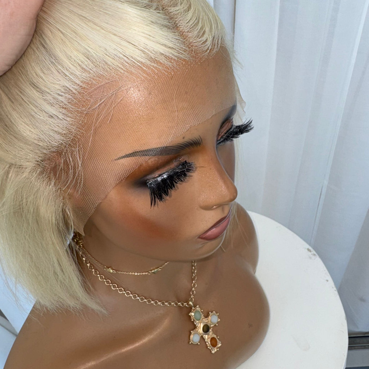 CHANEL BLONDE | HD FULL LACE STRETCH CAP | S-M | MADE TO ORDER