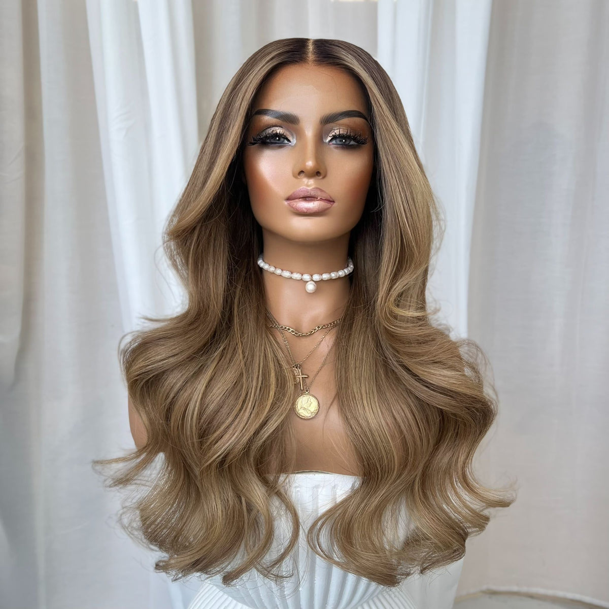 BELLA | HD FULL LACE STRETCH CAP | M-L