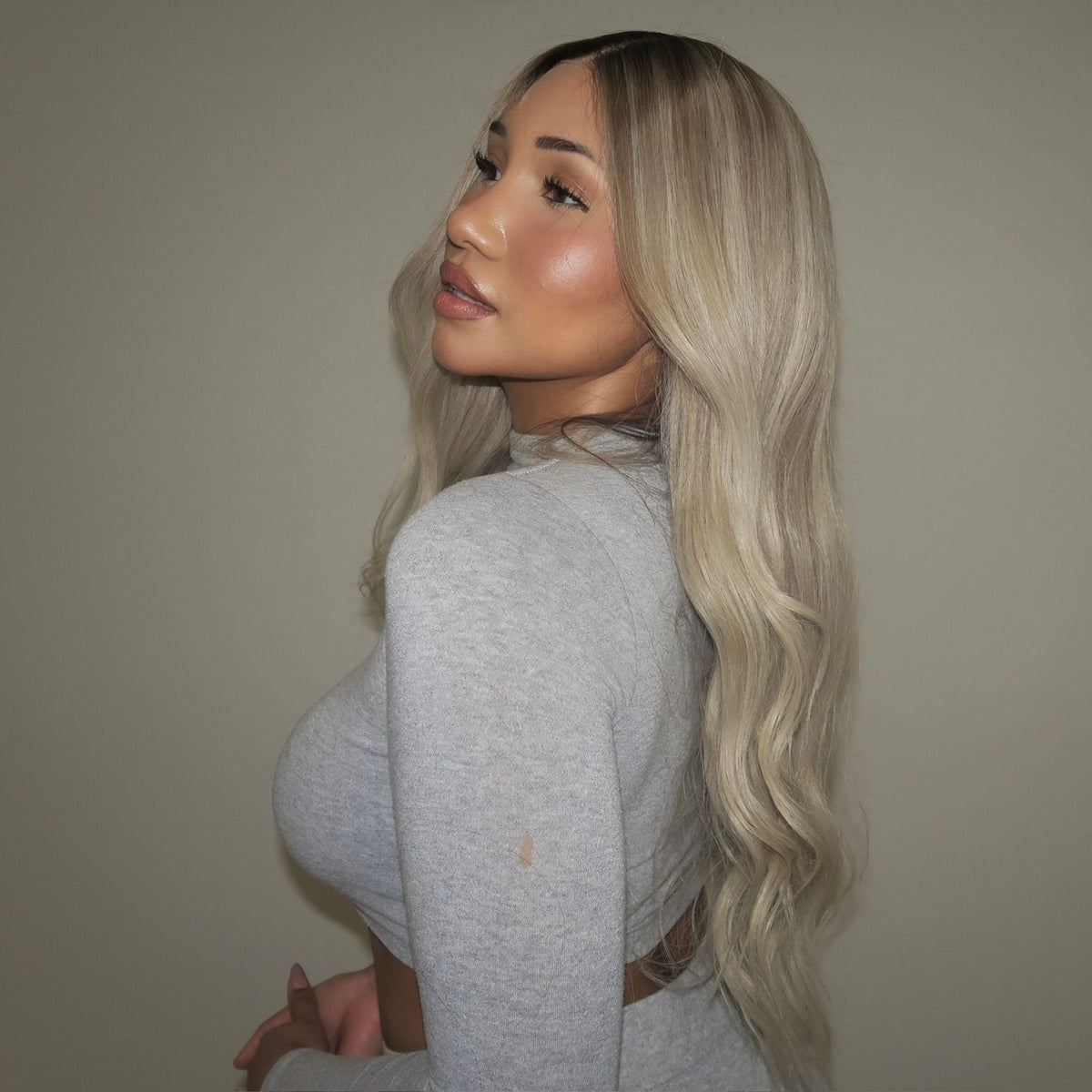 DAISY BLONDE | FULL LACE STRETCH CAP