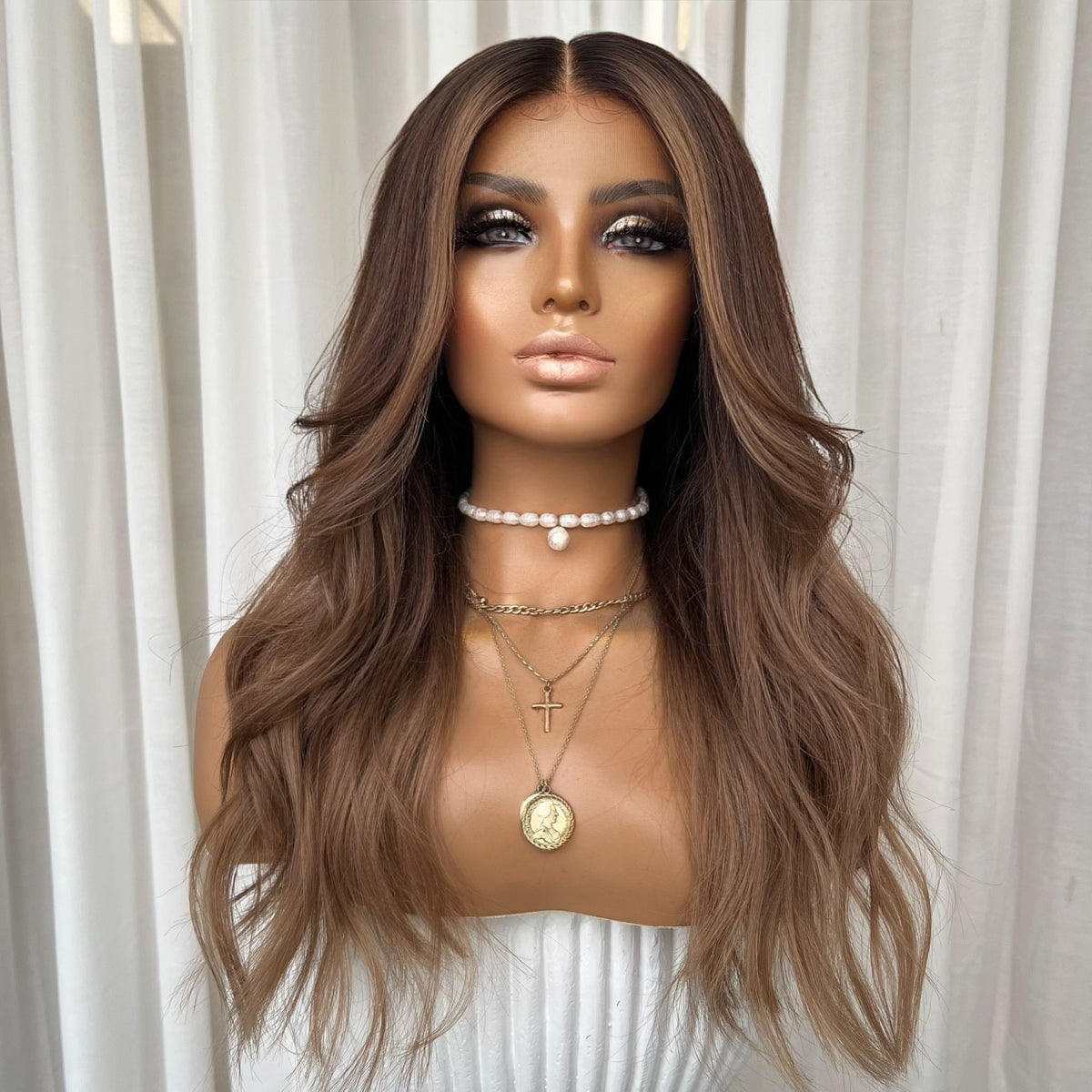 KRISTINA | HD FULL LACE STRETCH CAP | S-M