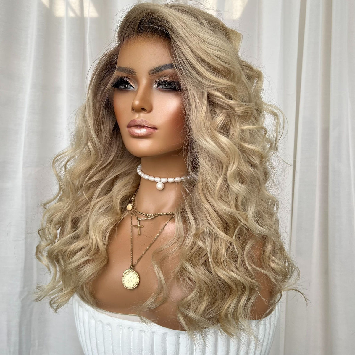 ASHLIE | HD FULL LACE STRETCH CAP | S-M