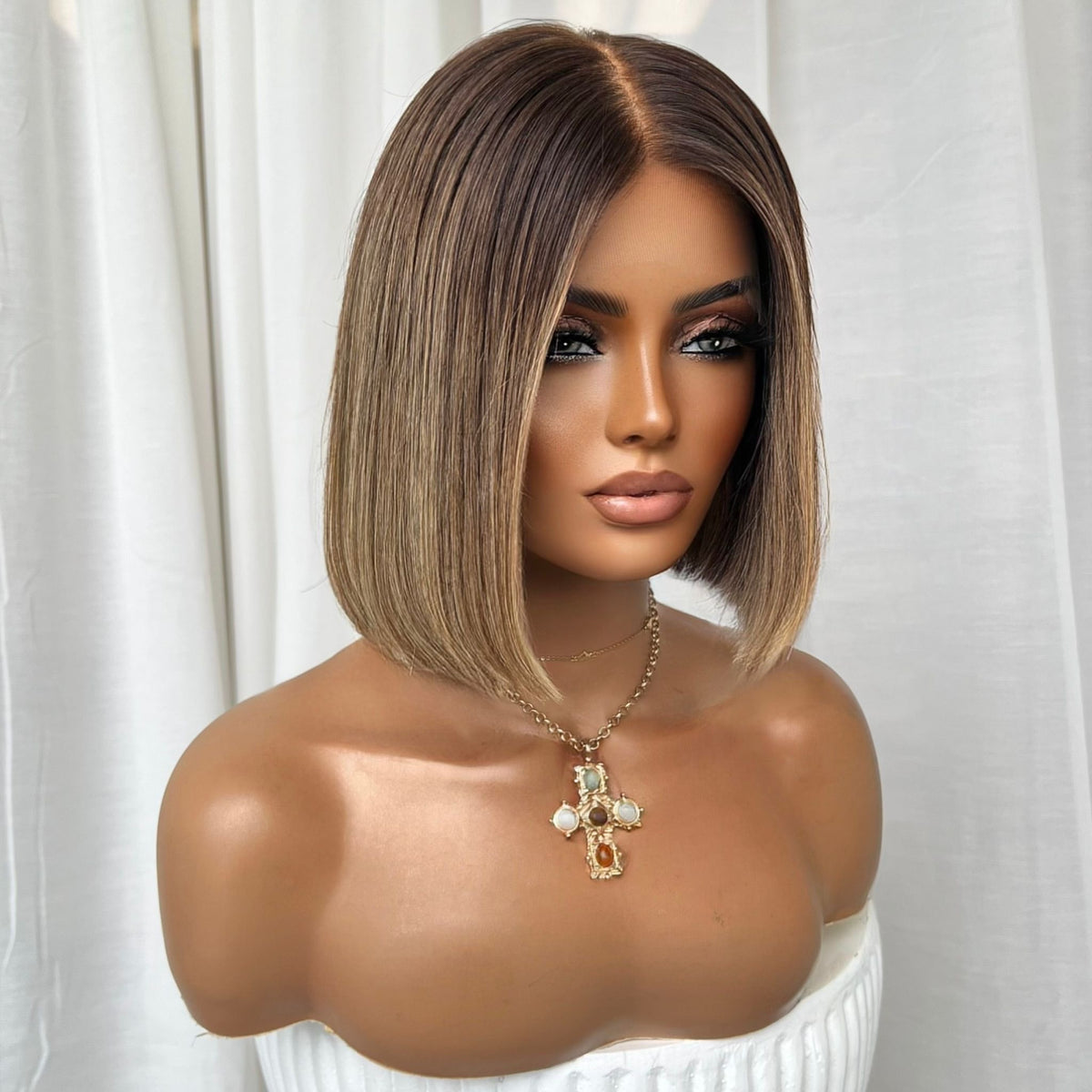 JULIA | HD FULL LACE STRETCH CAP | XS-S