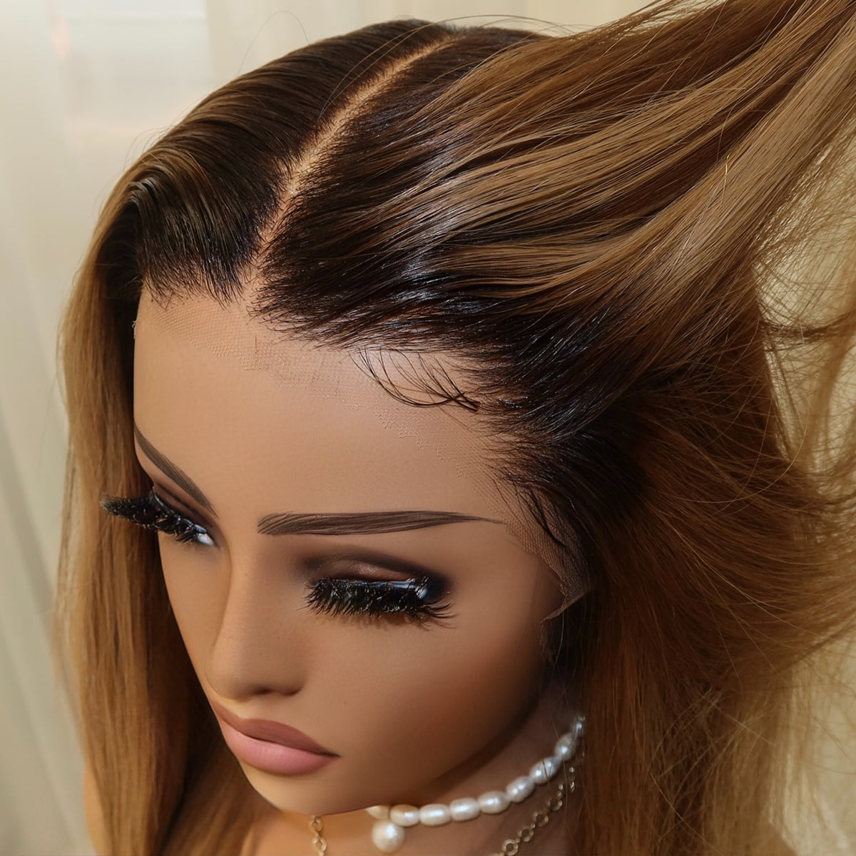 KING KYLIE GOLD | HD FULL LACE STRETCH CAP | M-L
