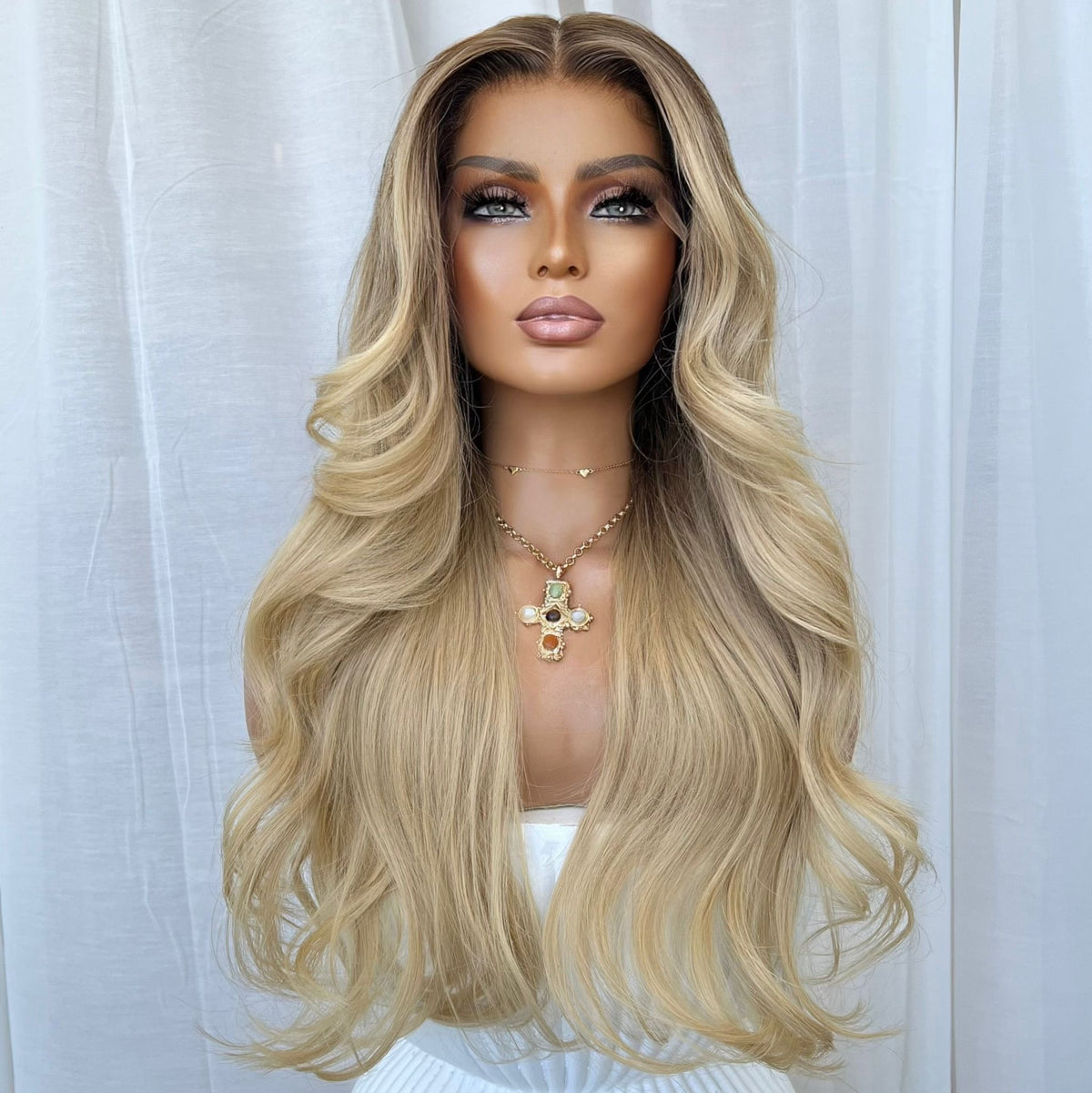 ELOISE | HD FULL LACE STRETCH CAP | M-L