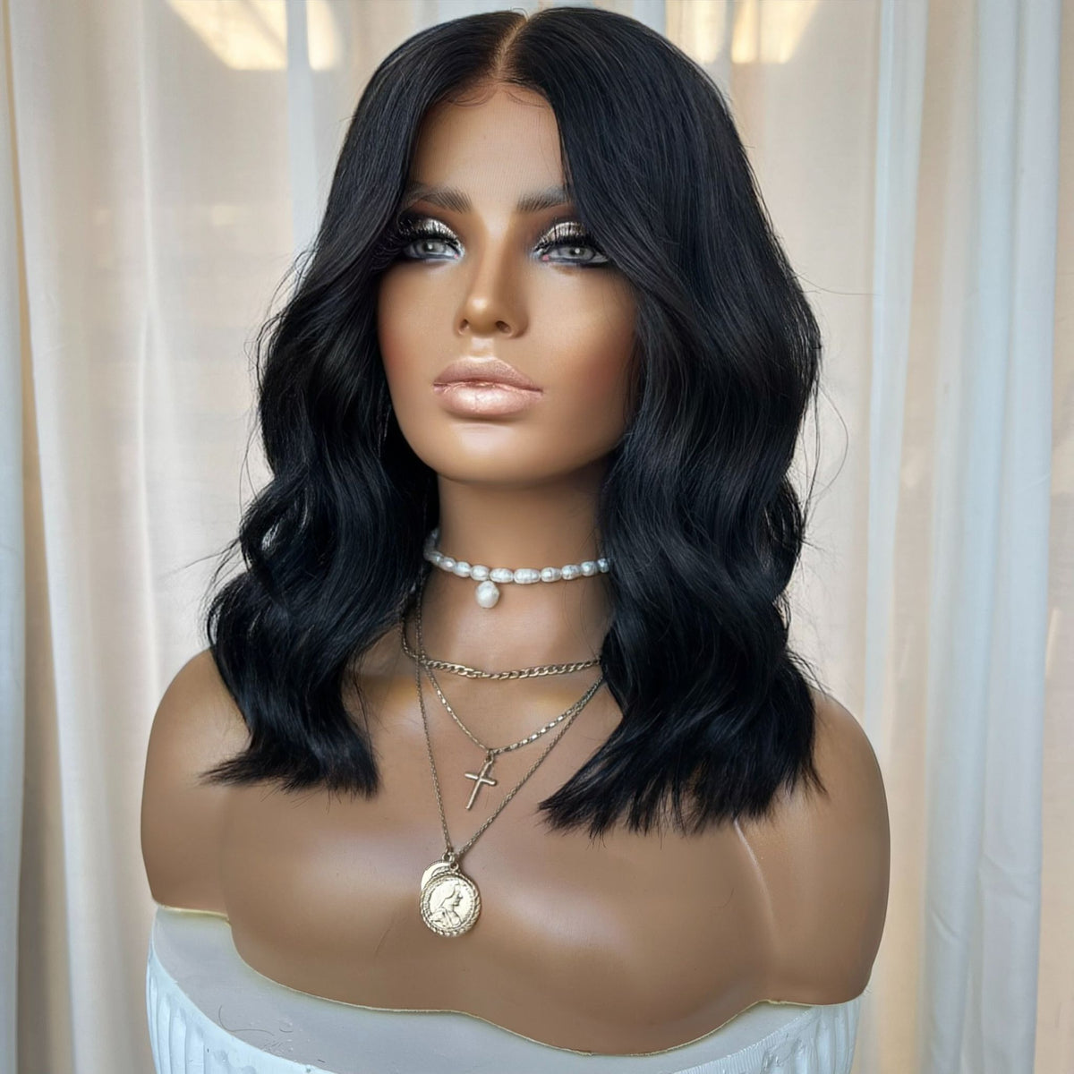 JESSA ROSE BLACK | HD LACE FRONT | XS-S