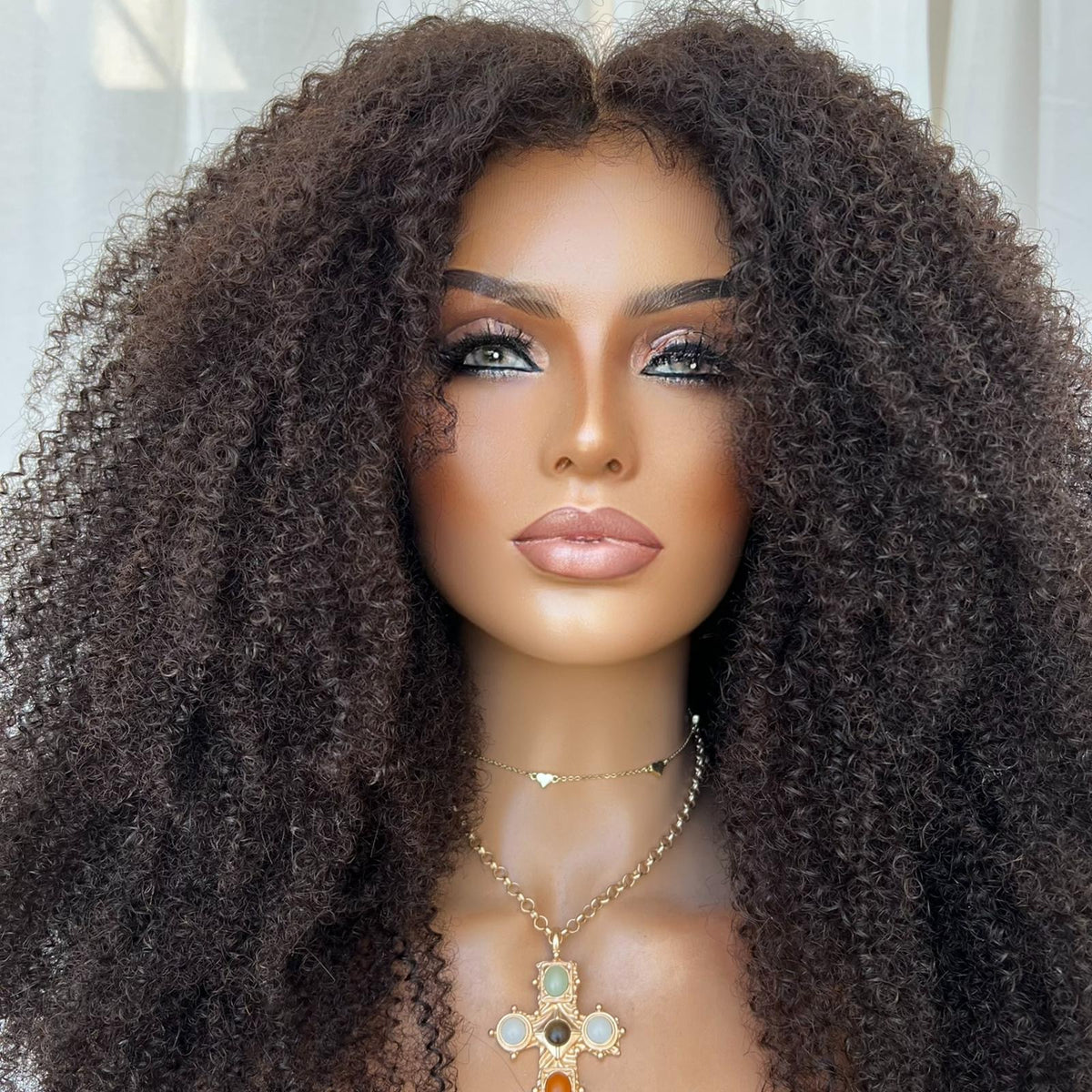 KYLIE KINKY CURL | HD FULL LACE STRETCH CAP | XS-S | MADE TO ORDER