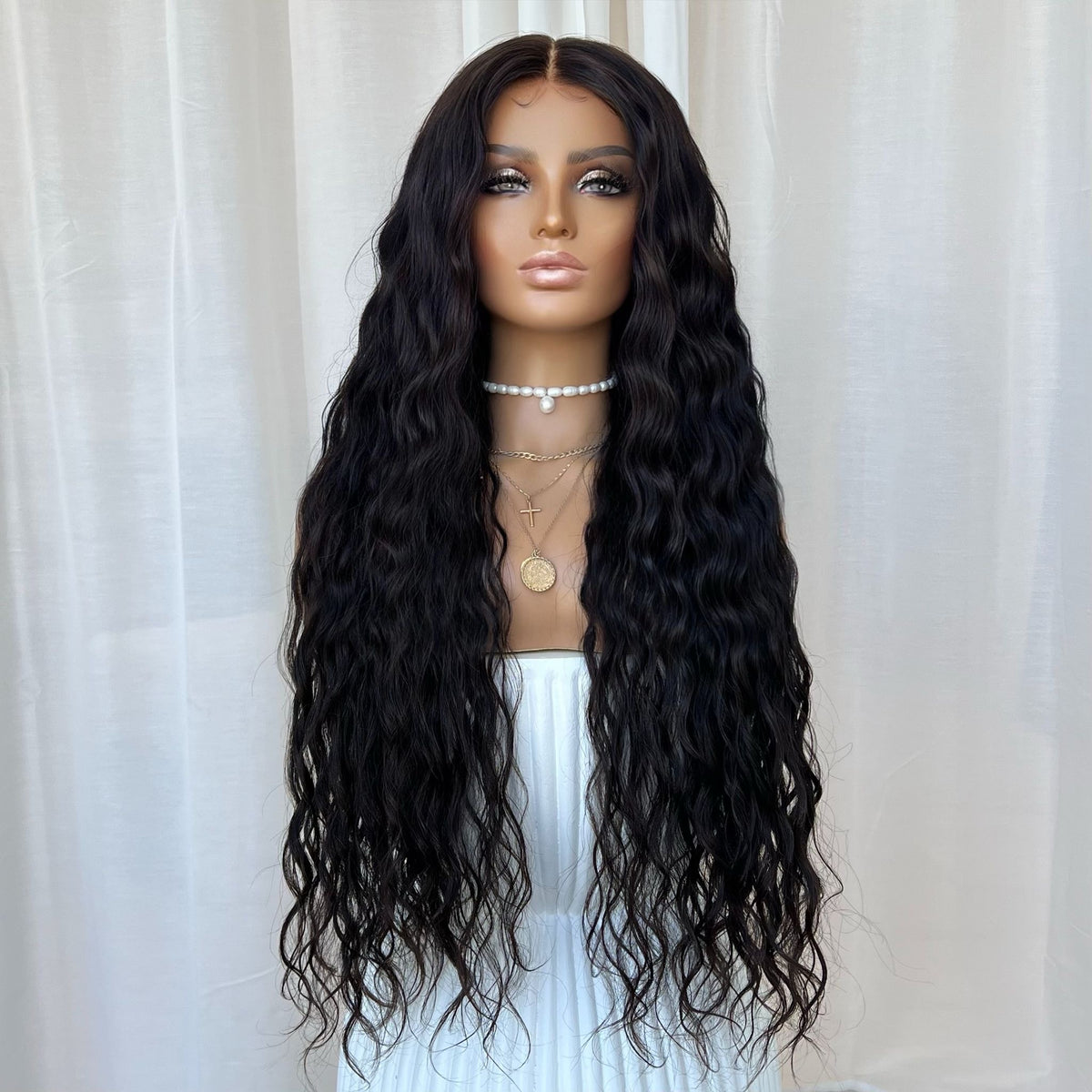 KING KYLIE RAW WAVY | HD FULL LACE STRETCH CAP | XS-S