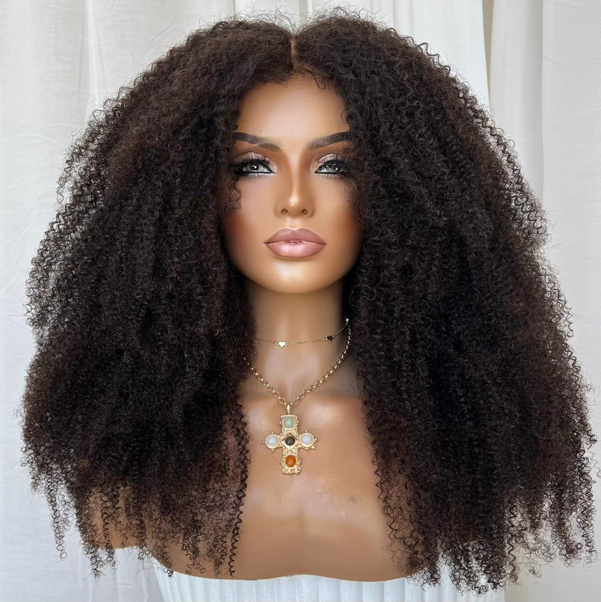 KYLIE KINKY CURL | HD FULL LACE STRETCH CAP | XS-S | MADE TO ORDER