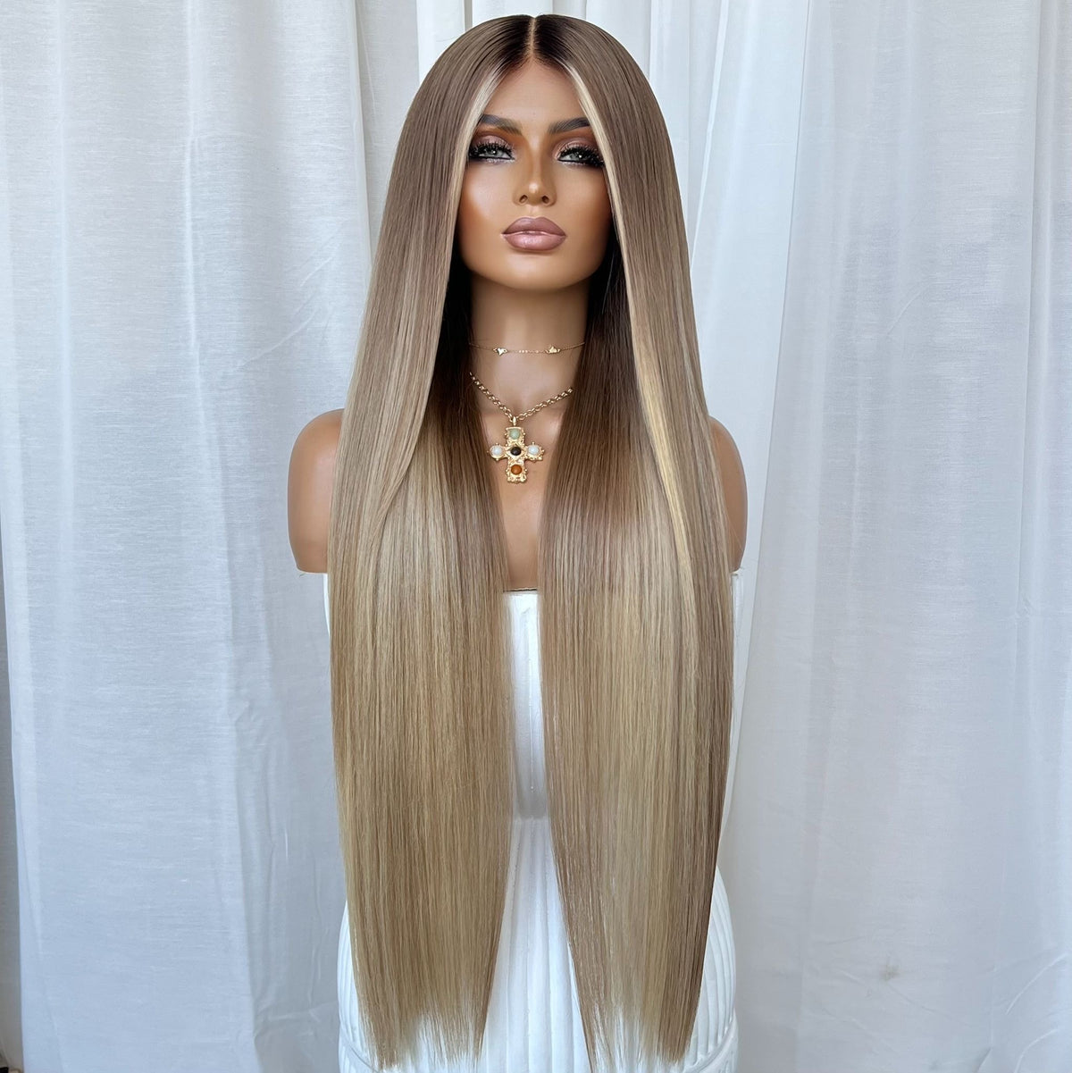 ELISE | FULL LACE STRETCH CAP | M-L