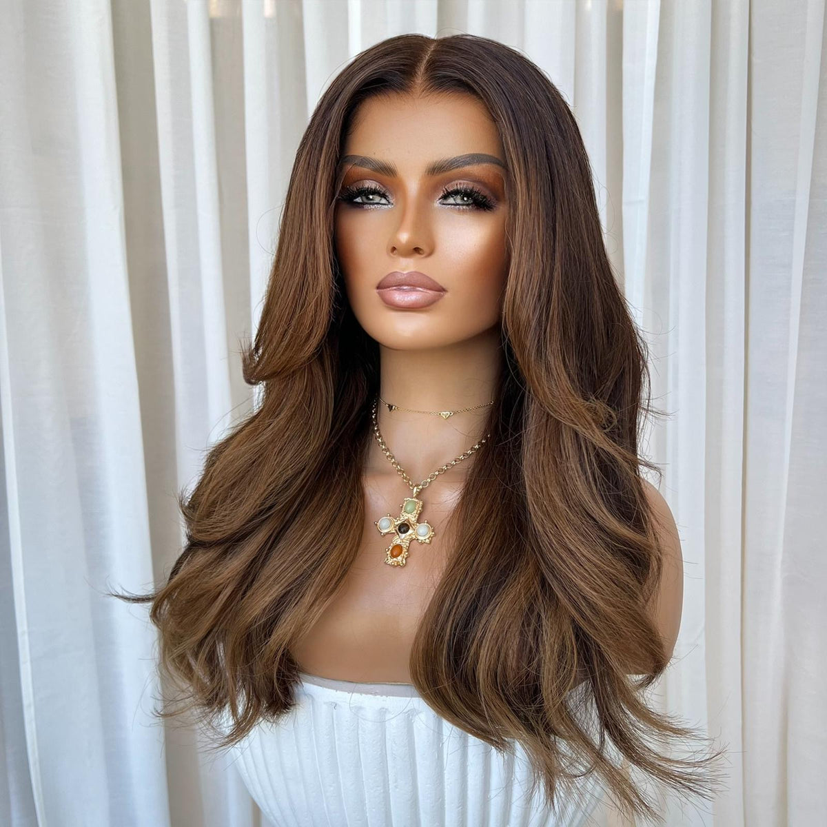 ADRIANA | HD FULL LACE STRETCH CAP | M-L