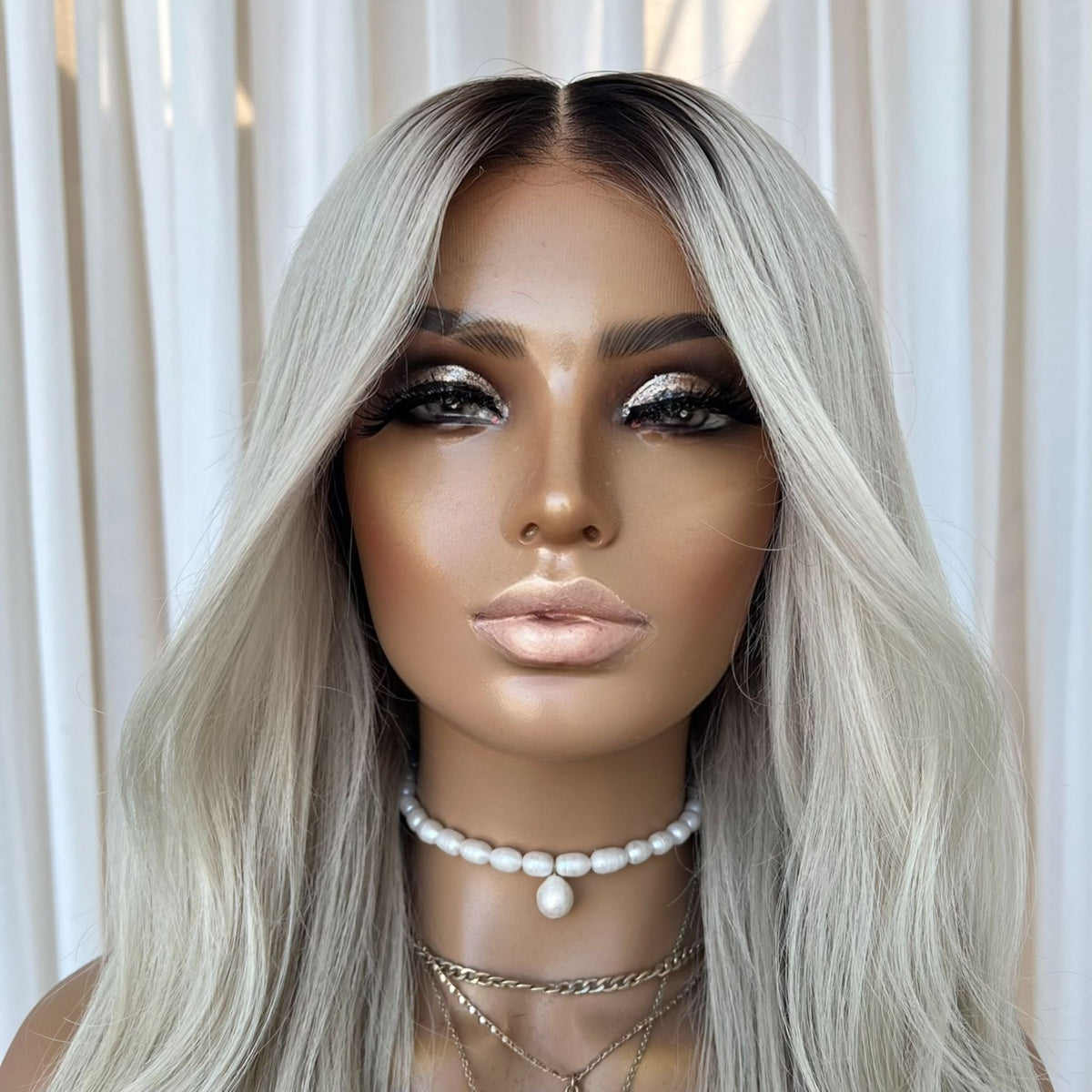 YEEZY PLATINUM | HD FULL LACE STRETCH CAP | M-L | MADE TO ORDER