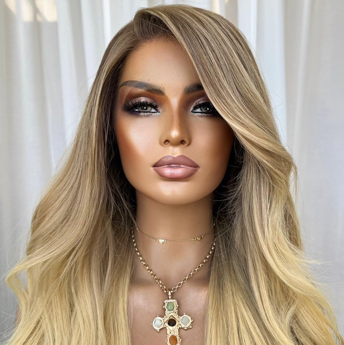 CARDI BLONDE | HD FULL LACE STRETCH CAP | S-M