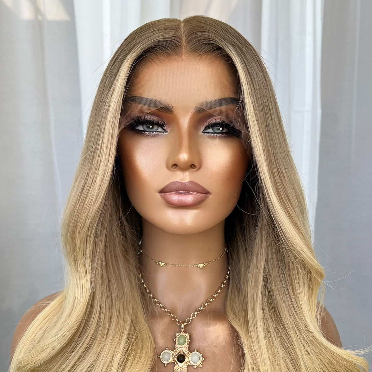 CARDI BLONDE | HD FULL LACE STRETCH CAP | S-M