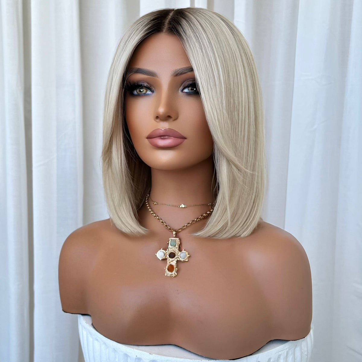 YEEZY PLATINUM | HD FULL LACE STRETCH CAP | M-L