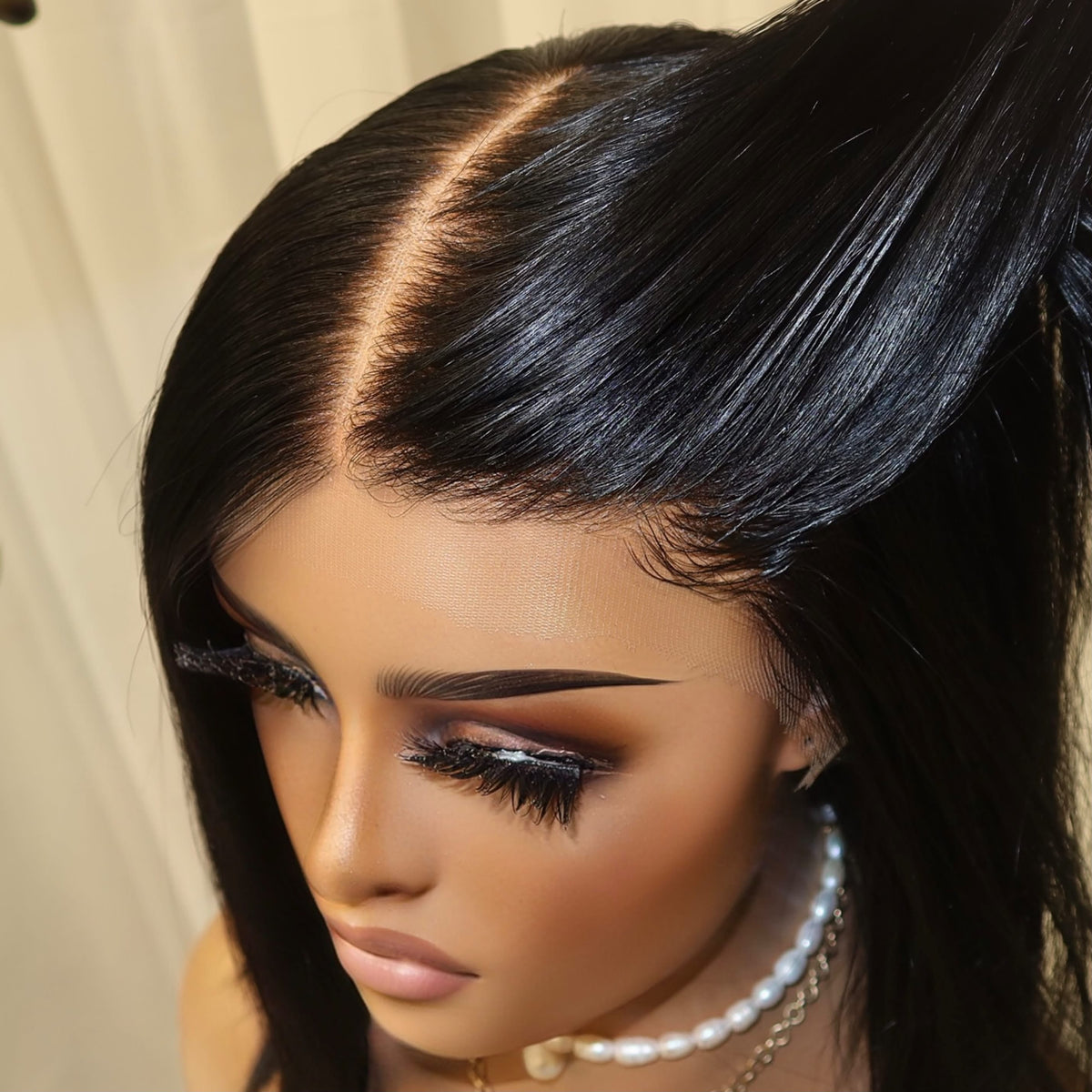 KYLIE BLACK BOB | HD FULL LACE STRETCH CAP