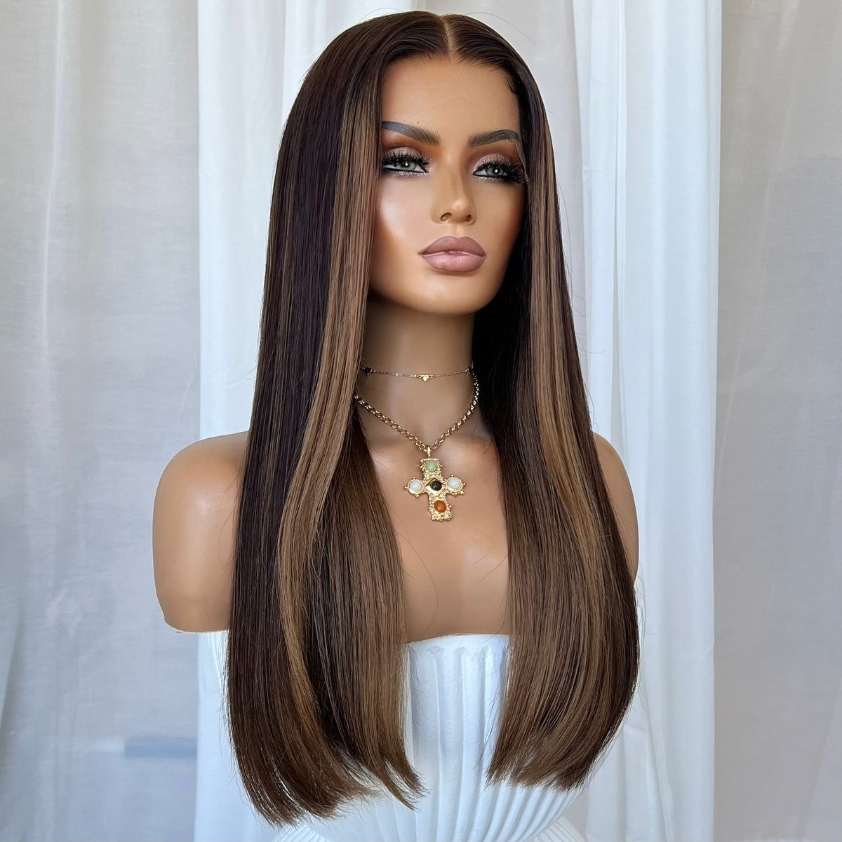 ADRIANA | HD FULL LACE STRETCH CAP | M-L