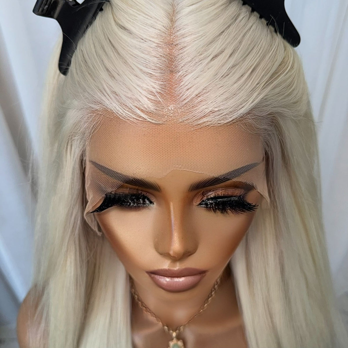 KING KYLIE PLATINUM | FULL LACE STRETCH CAP | M-L | MADE TO ORDER