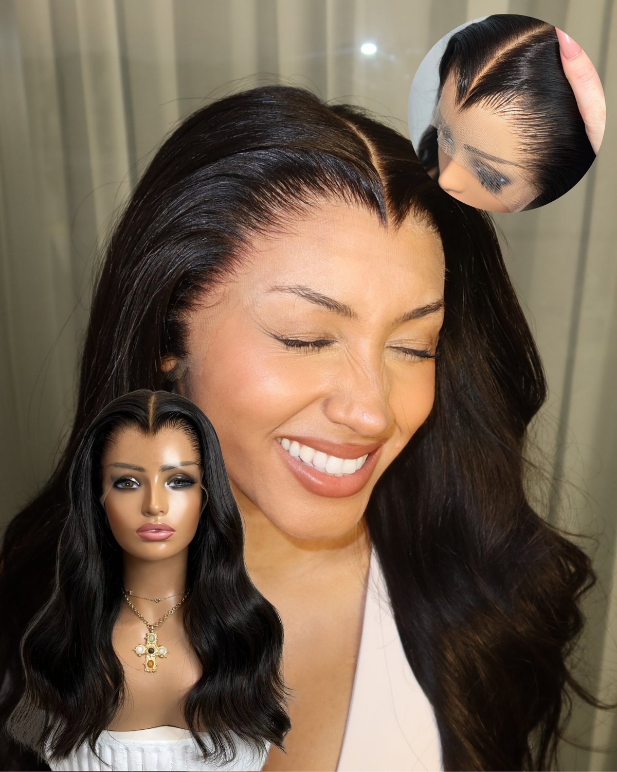 KING KYLIE LAGOS HAIRLINE | HD FULL LACE STRETCH CAP | S-M