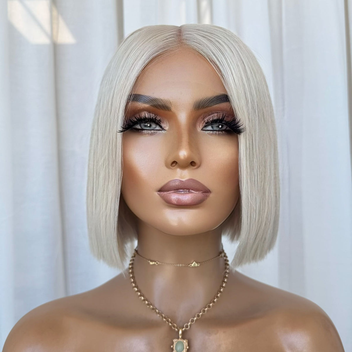 KIM BOB PLATINUM | HD FULL LACE STRETCH CAP | S-M | MADE TO ORDER