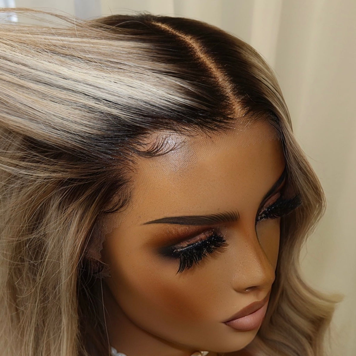 DAISY BLONDE | HD FULL LACE STRETCH CAP