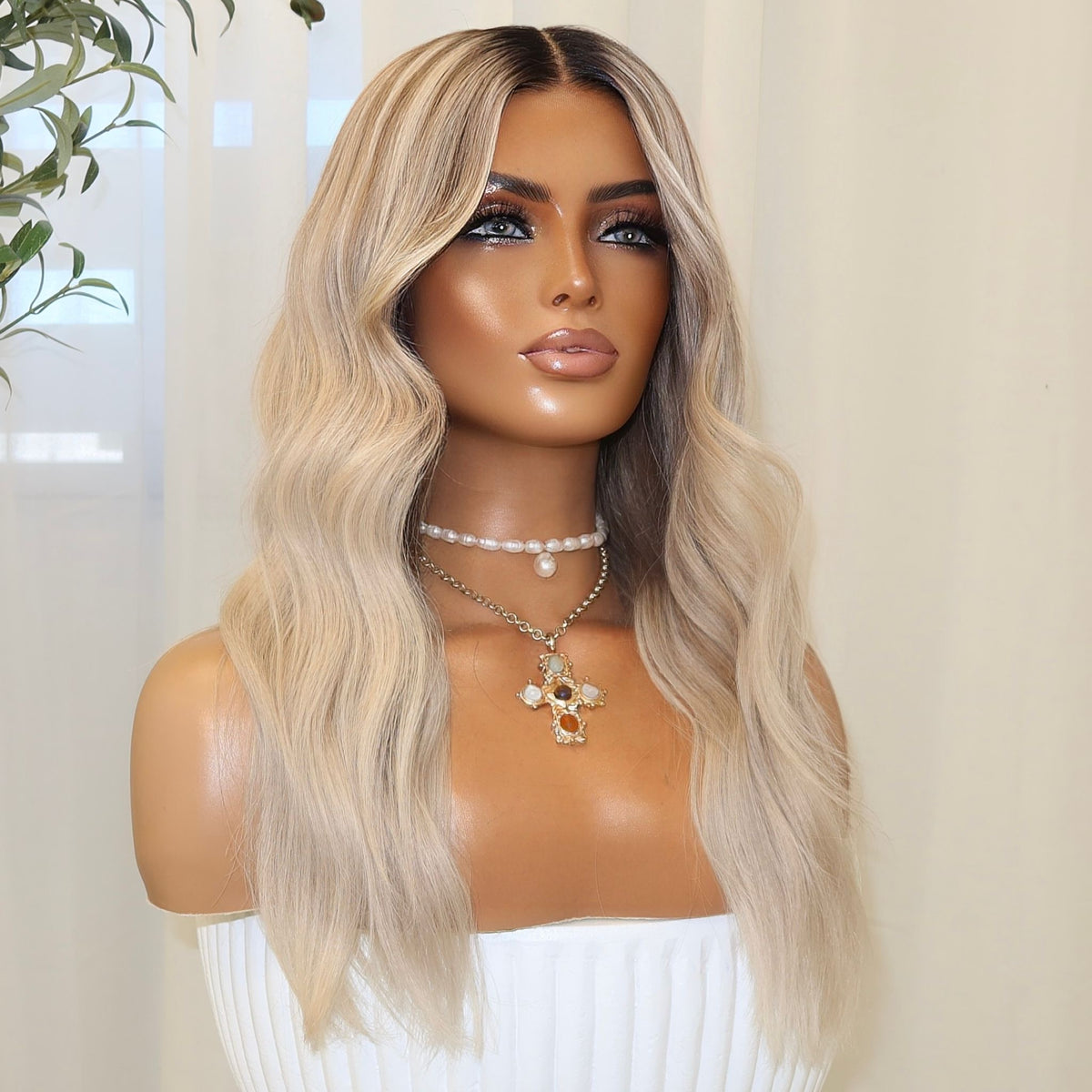 DAISY BLONDE | HD FULL LACE STRETCH CAP