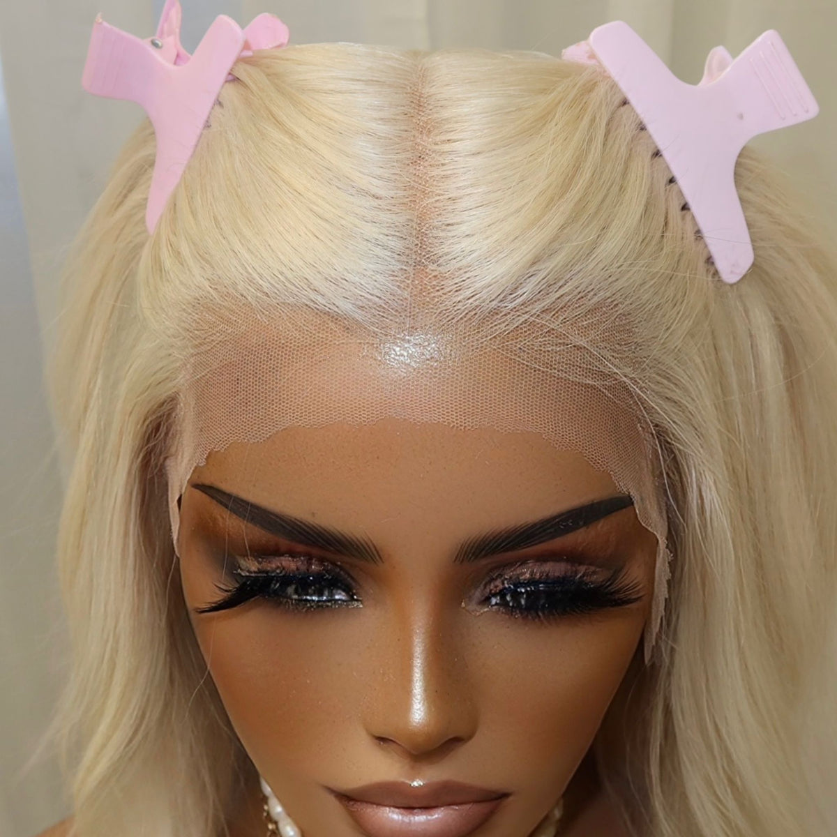 KIM BOB PLATINUM | FULL LACE STRETCH CAP | M-L