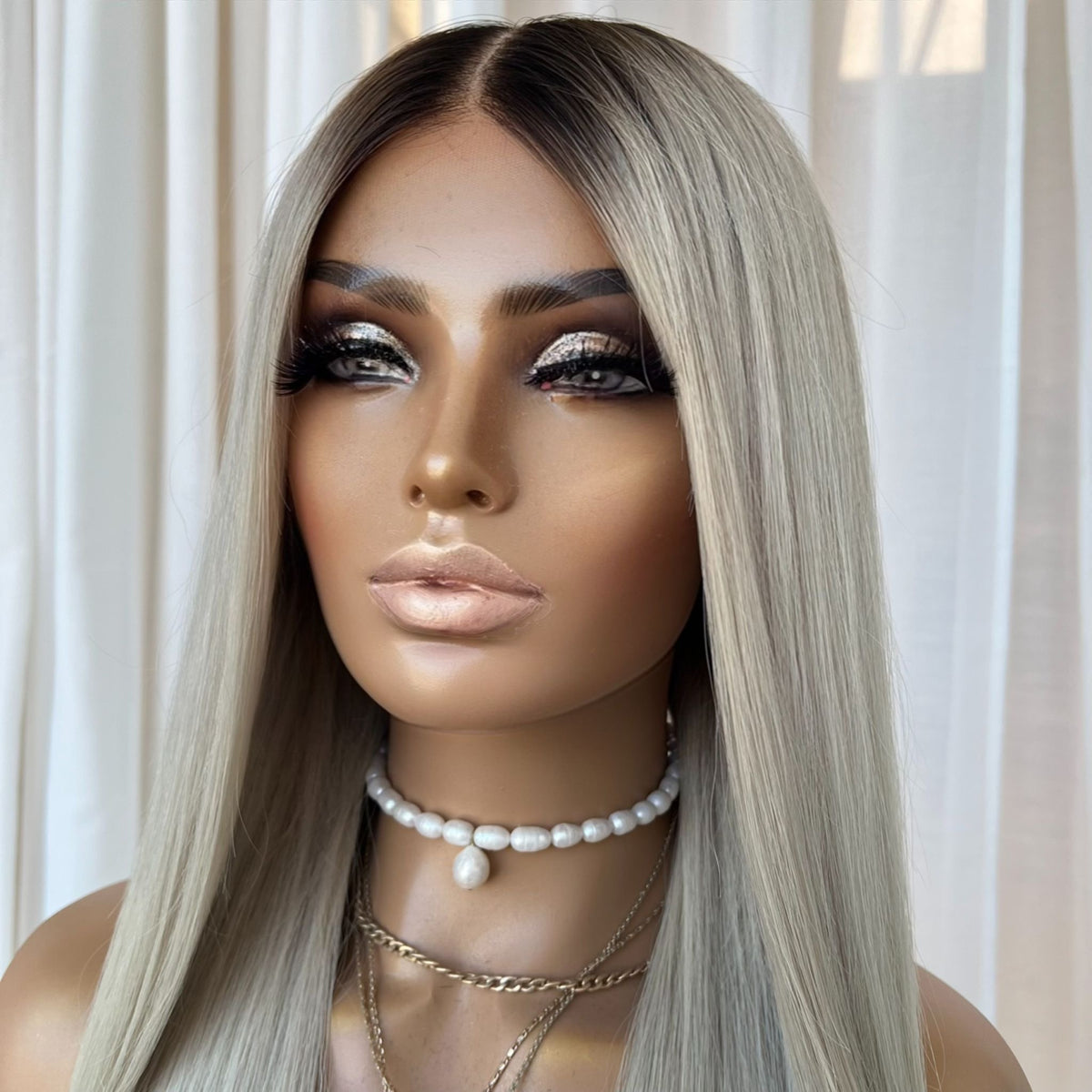 YEEZY PLATINUM | HD FULL LACE STRETCH CAP | XS-S | MADE TO ORDER