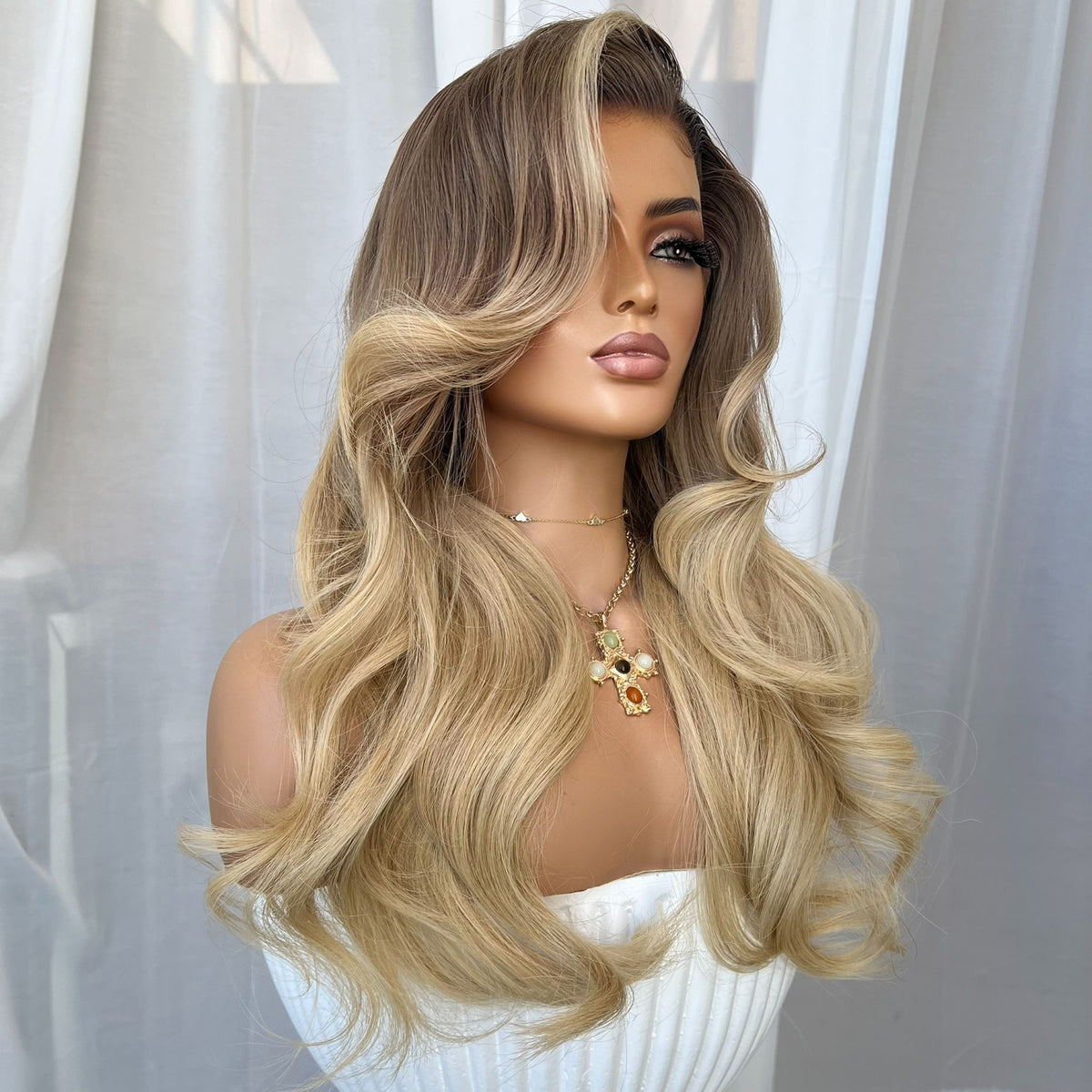 ALINA | HD FULL LACE STRETCH CAP | S-M