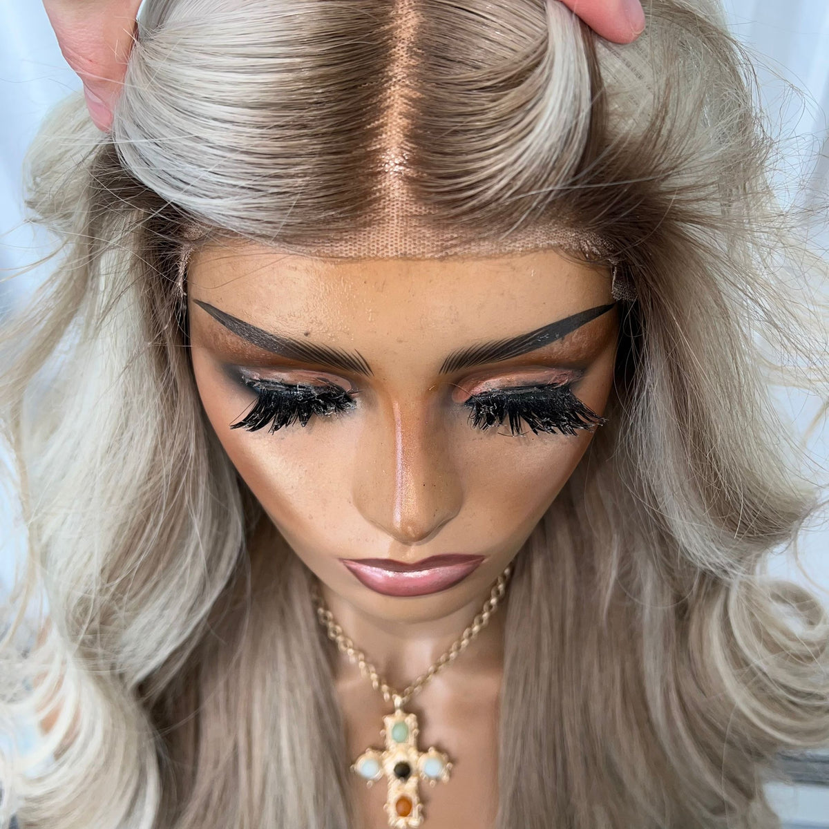 STEFANIA | FULL LACE STRETCH CAP | S-M