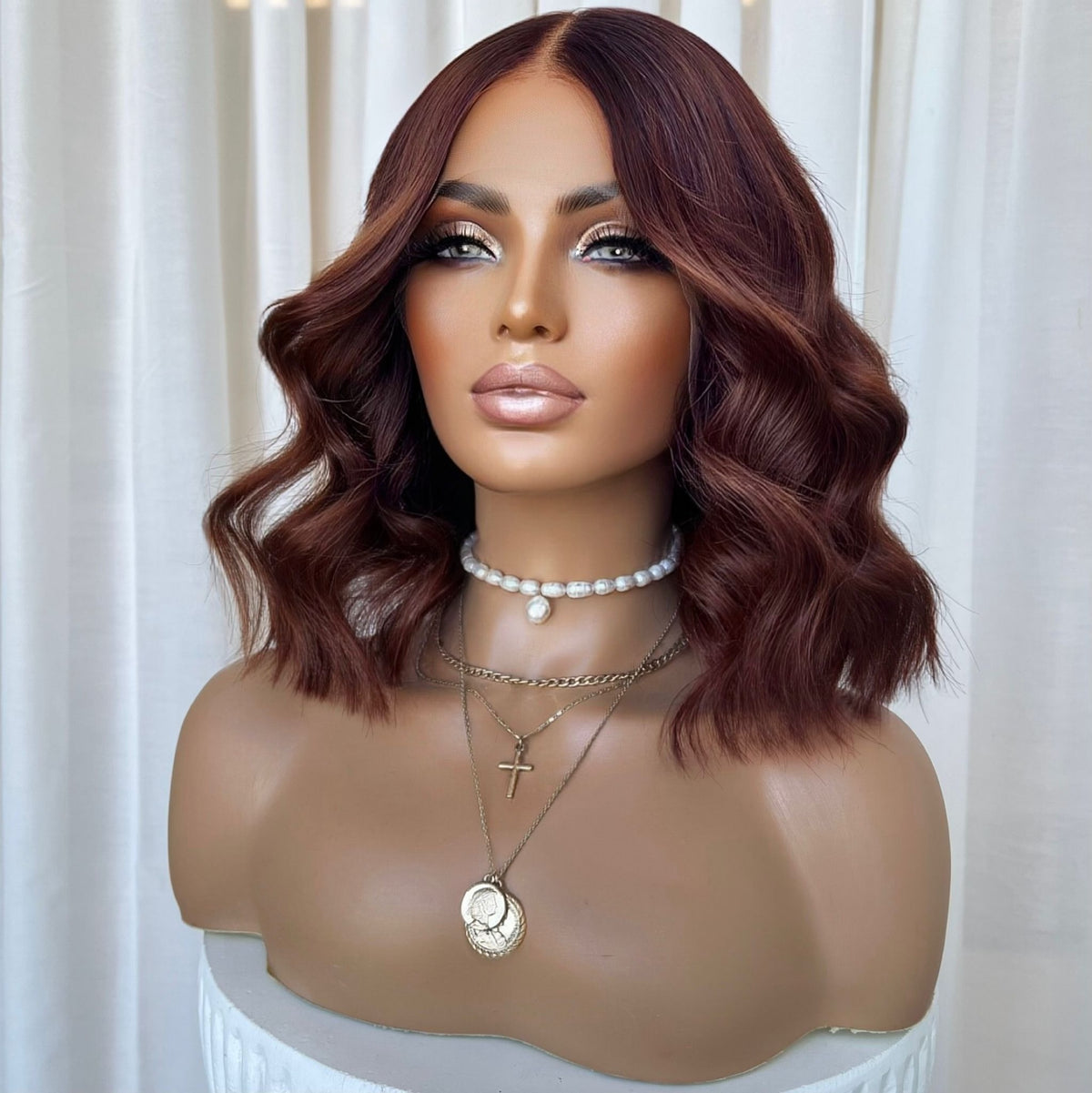 ROSAY | FULL LACE STRETCH CAP | M-L | MADE TO ORDER