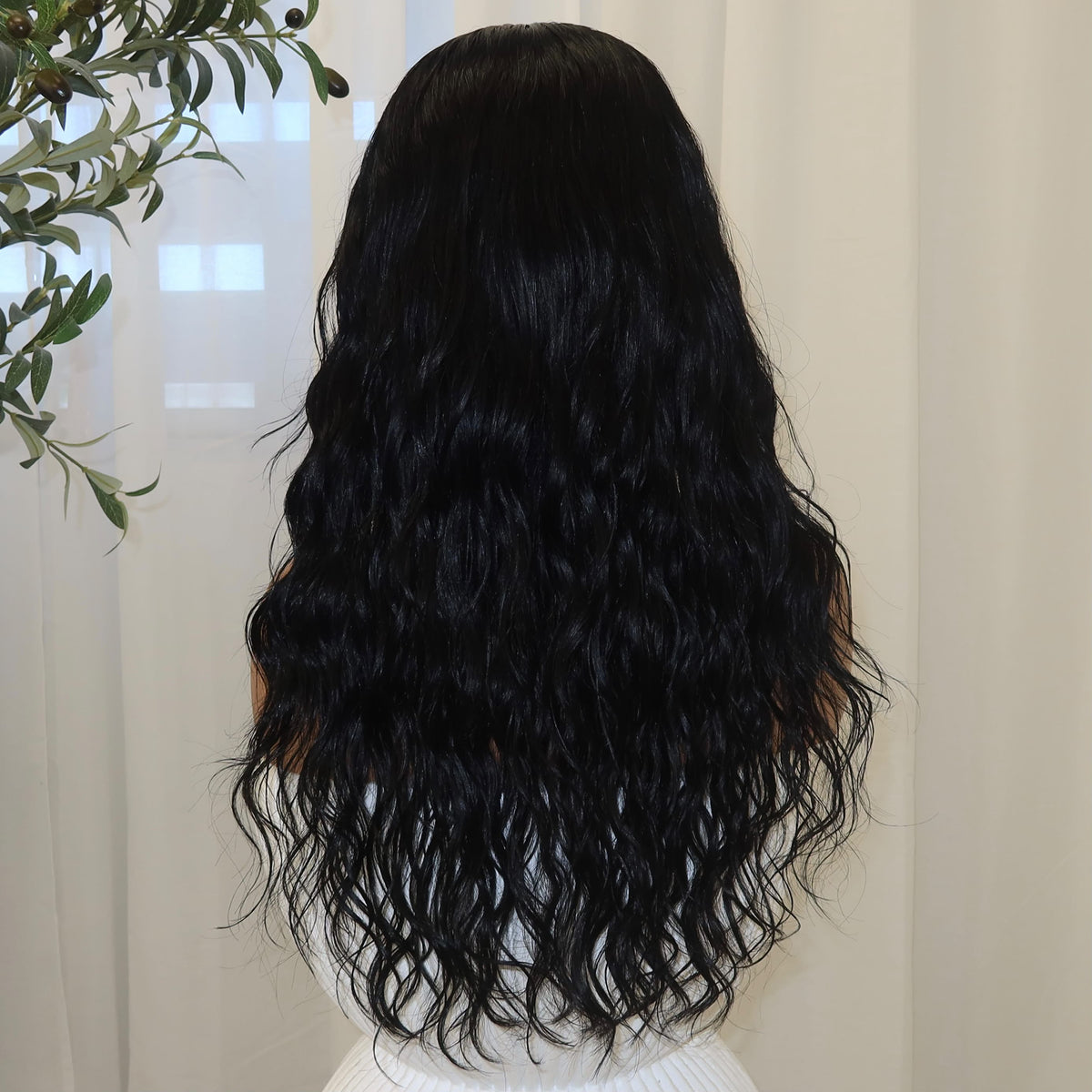 KING KYLIE BLACK WAVY | HD FULL LACE STRETCH CAP | S-M