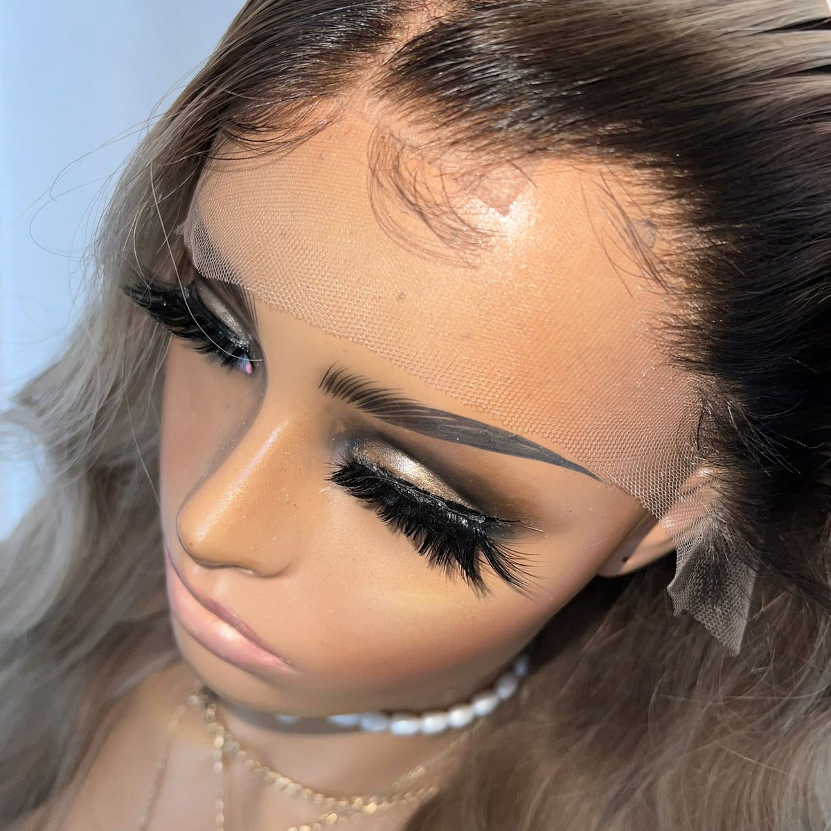 ELLE PLATINUM | HD FULL LACE STRETCH CAP | XS-S