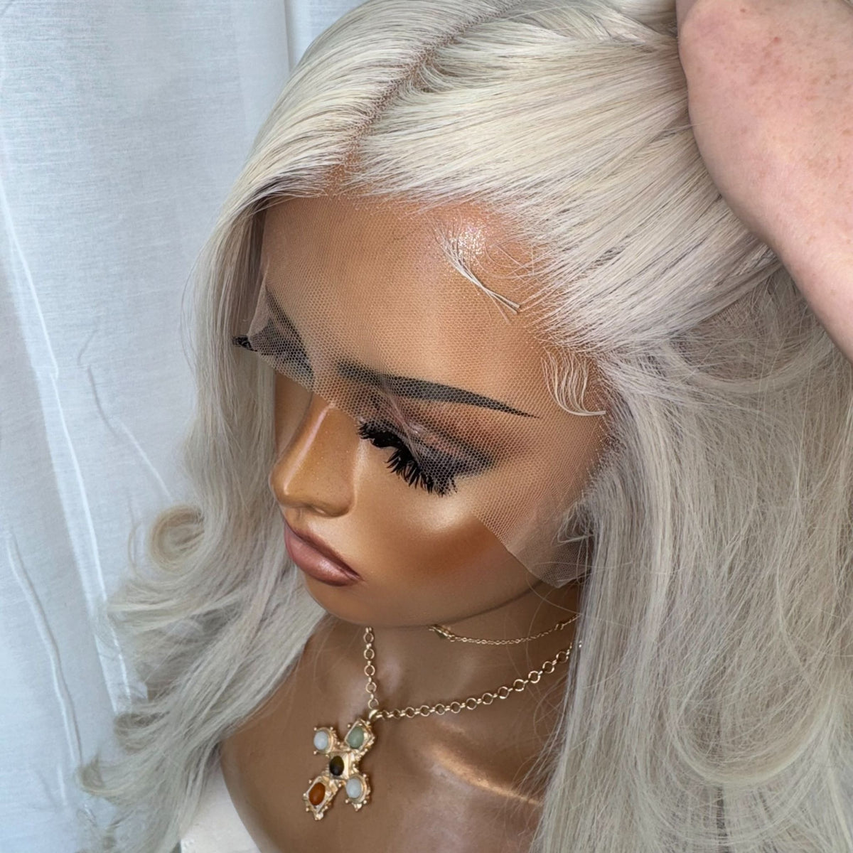 KING KYLIE PLATINUM | HD FULL LACE STRETCH CAP | XS-S | MADE TO ORDER