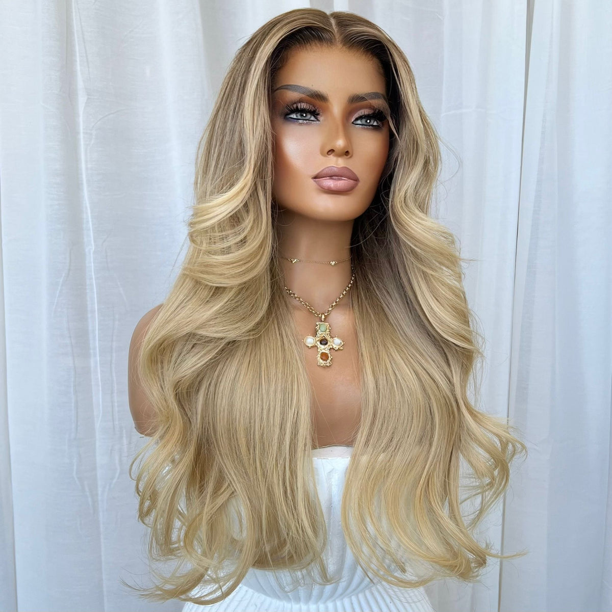 ELOISE | HD FULL LACE STRETCH CAP | M-L