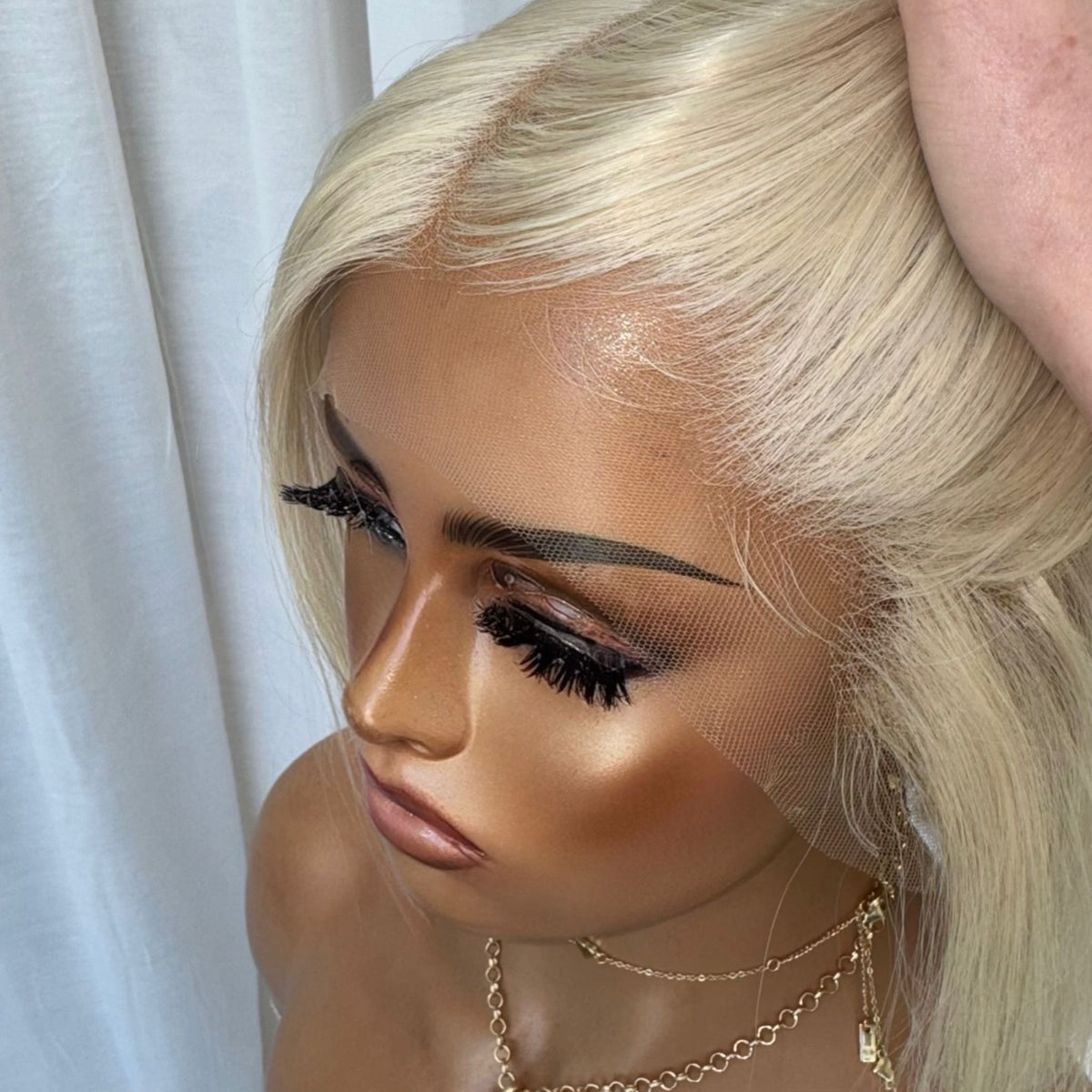 CHANEL BLONDE | HD FULL LACE STRETCH CAP | S-M | MADE TO ORDER