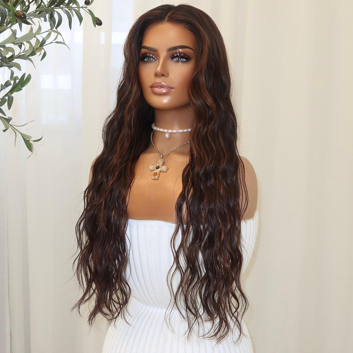 MALIA WAVY | HD FULL LACE STRETCH CAP | XS-S