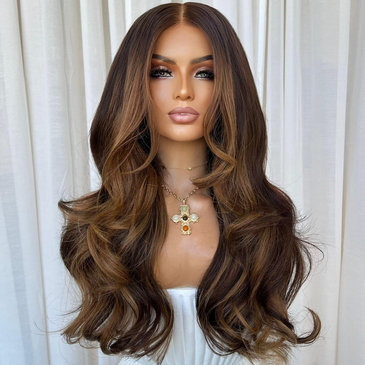 ADRIANA | HD FULL LACE STRETCH CAP | S-M