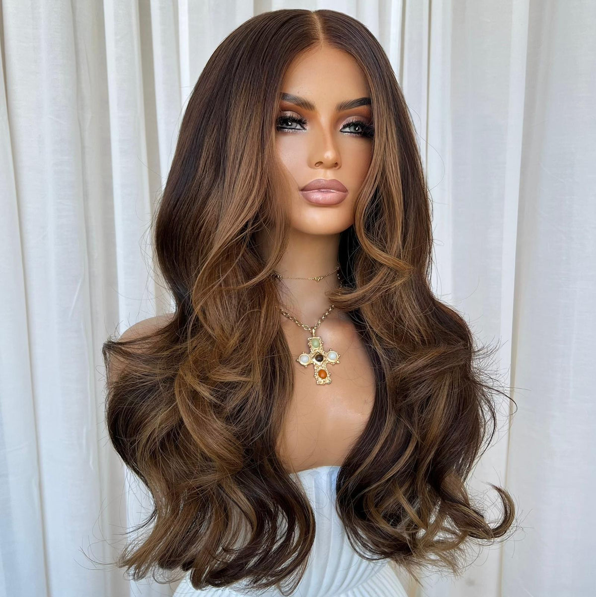 ADRIANA | HD FULL LACE STRETCH CAP | S-M