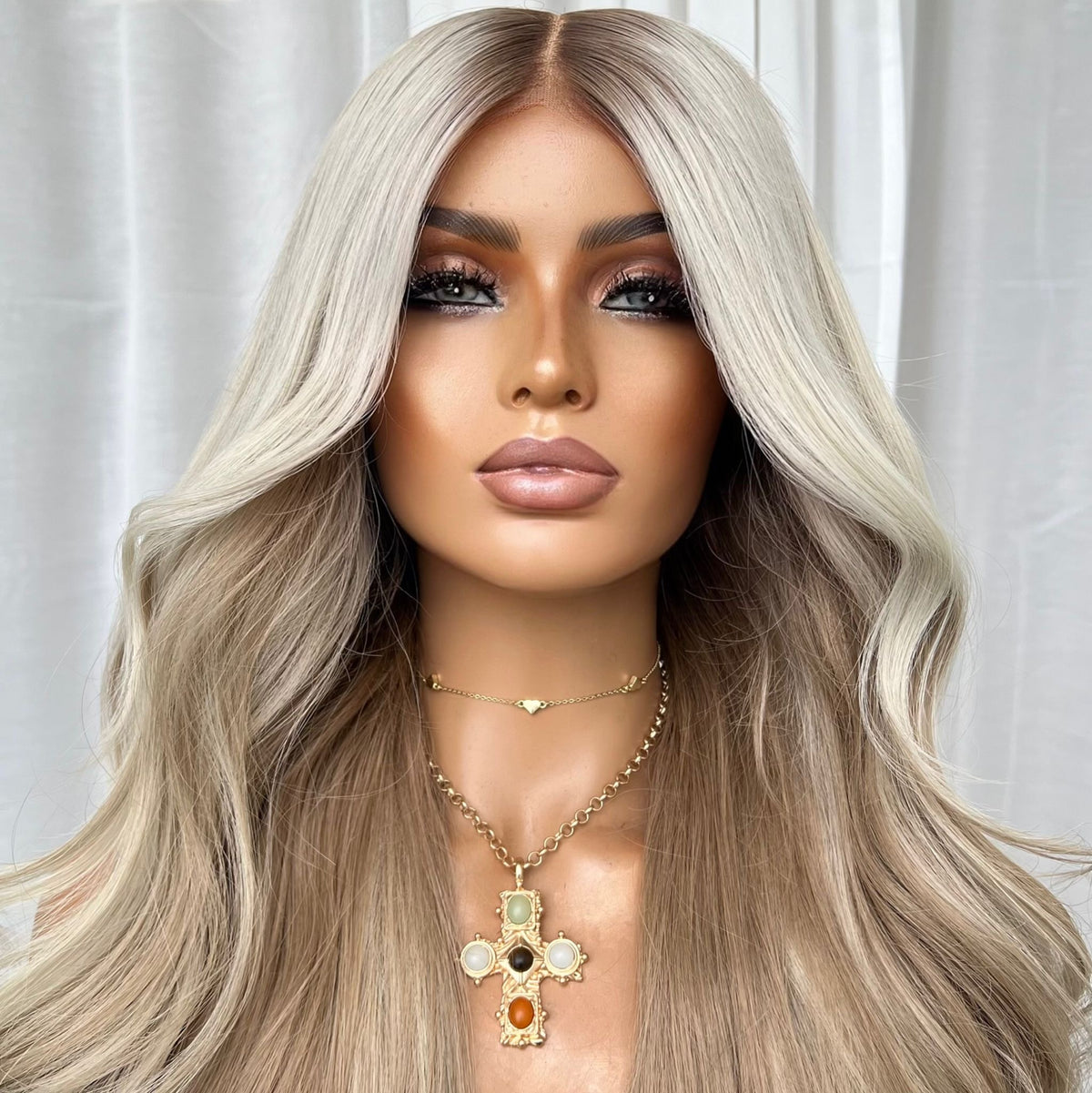 STEFANIA | FULL LACE STRETCH CAP | S-M