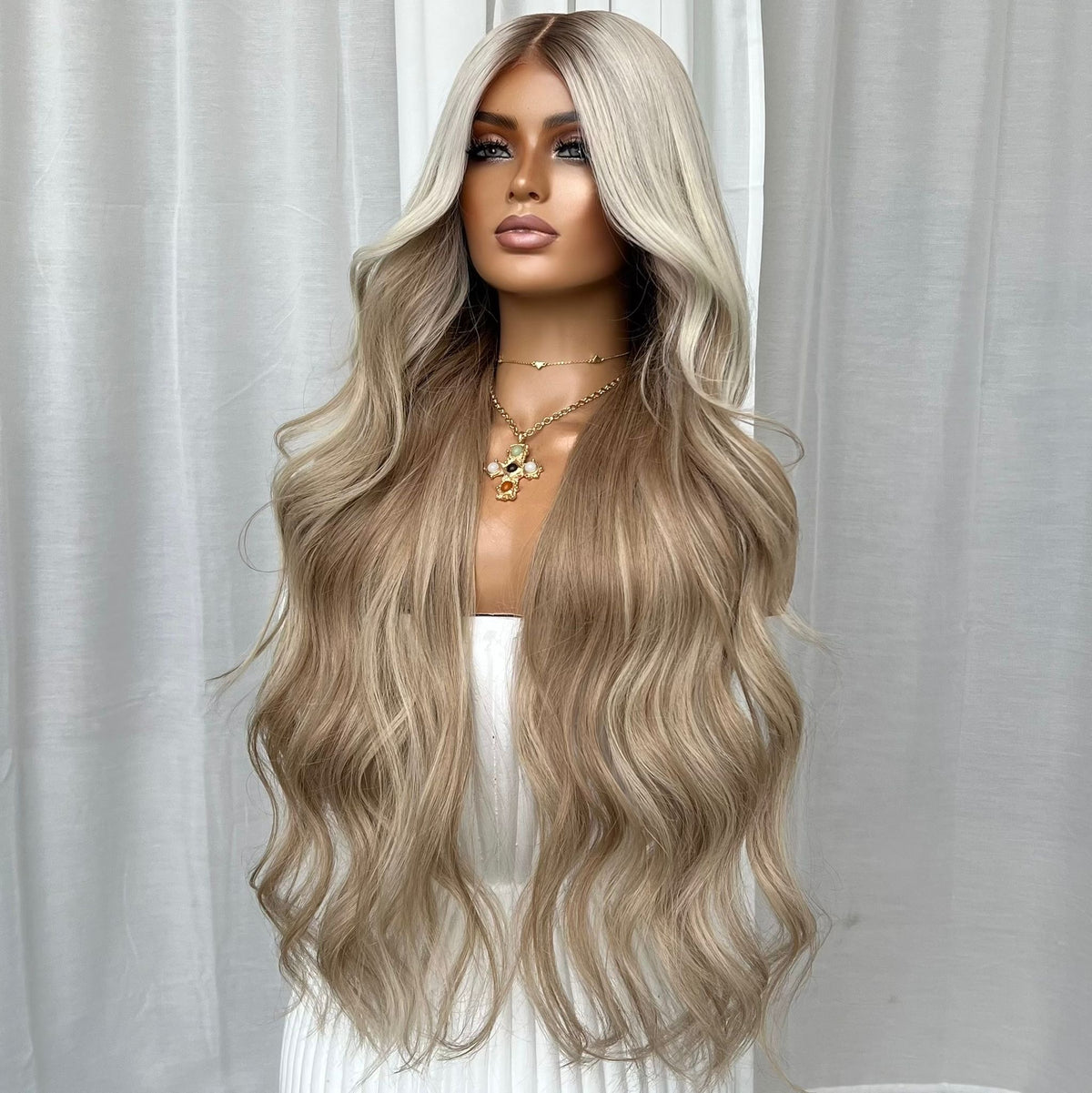 STEFANIA | FULL LACE STRETCH CAP | S-M