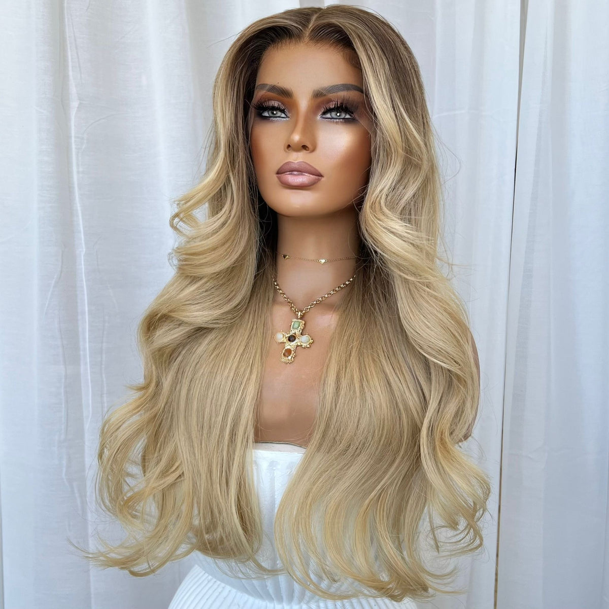 ELOISE | HD FULL LACE STRETCH CAP | M-L